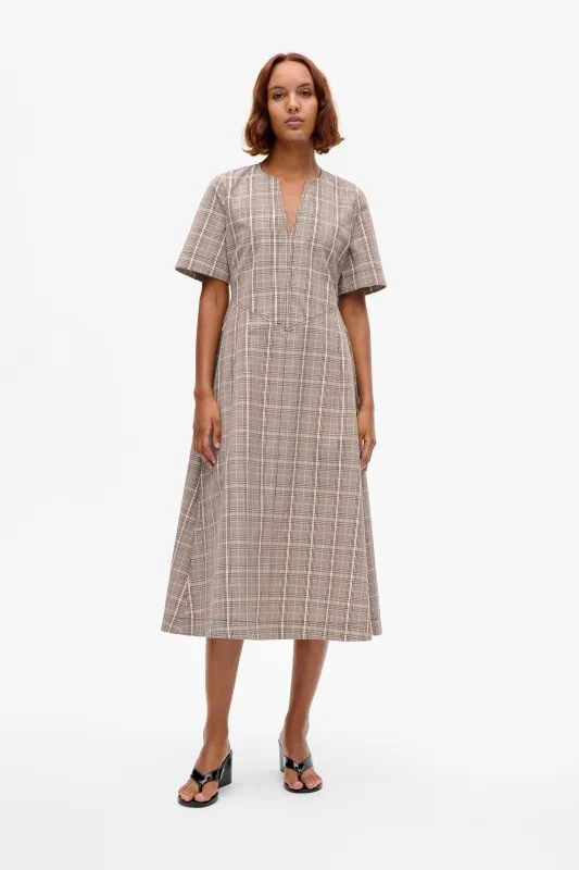 AVIA DRESS | Brown Mini Check sold by Baum und Pferdgarten