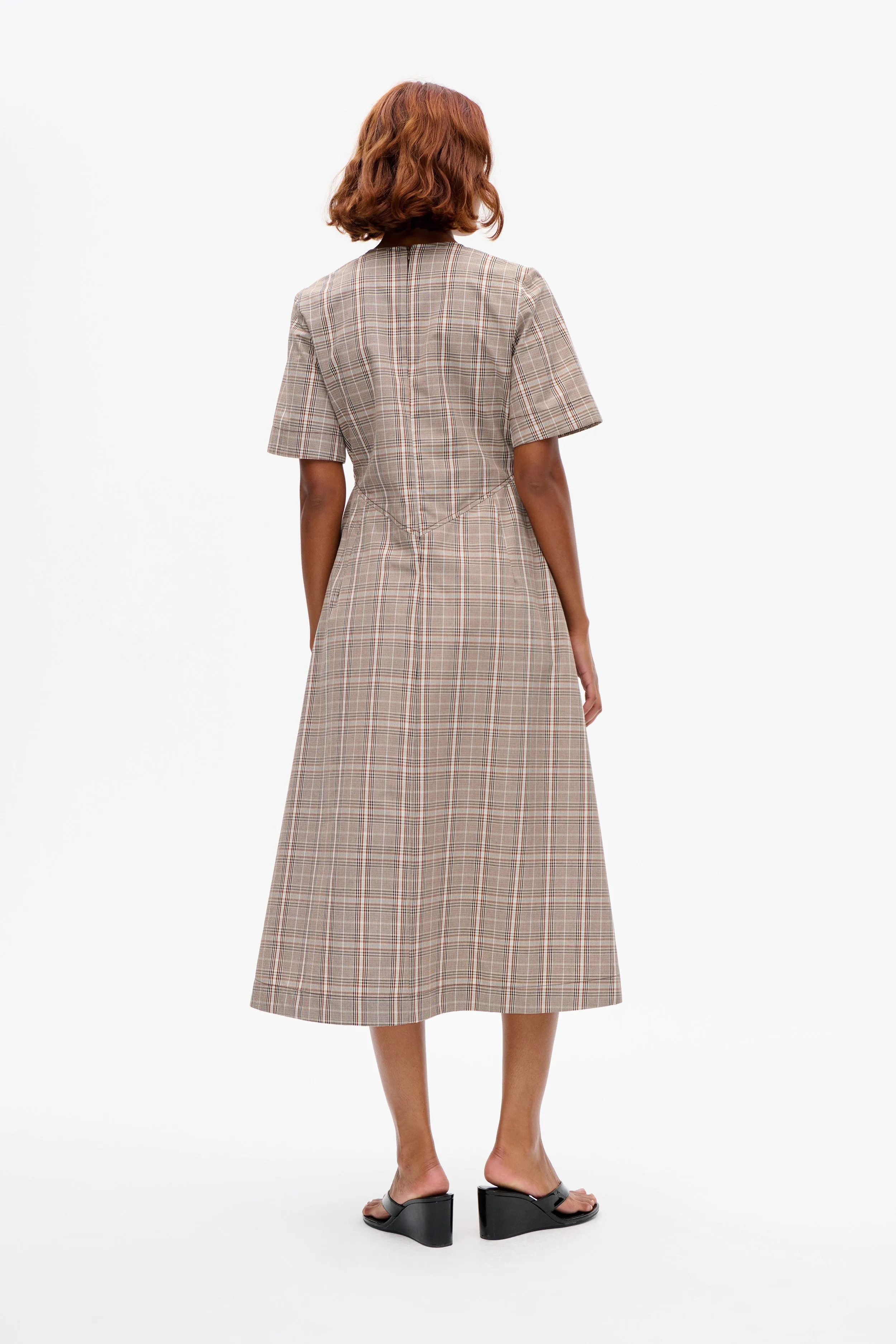 AVIA DRESS | Brown Mini Check sold by Baum und Pferdgarten product image thumbnail 2