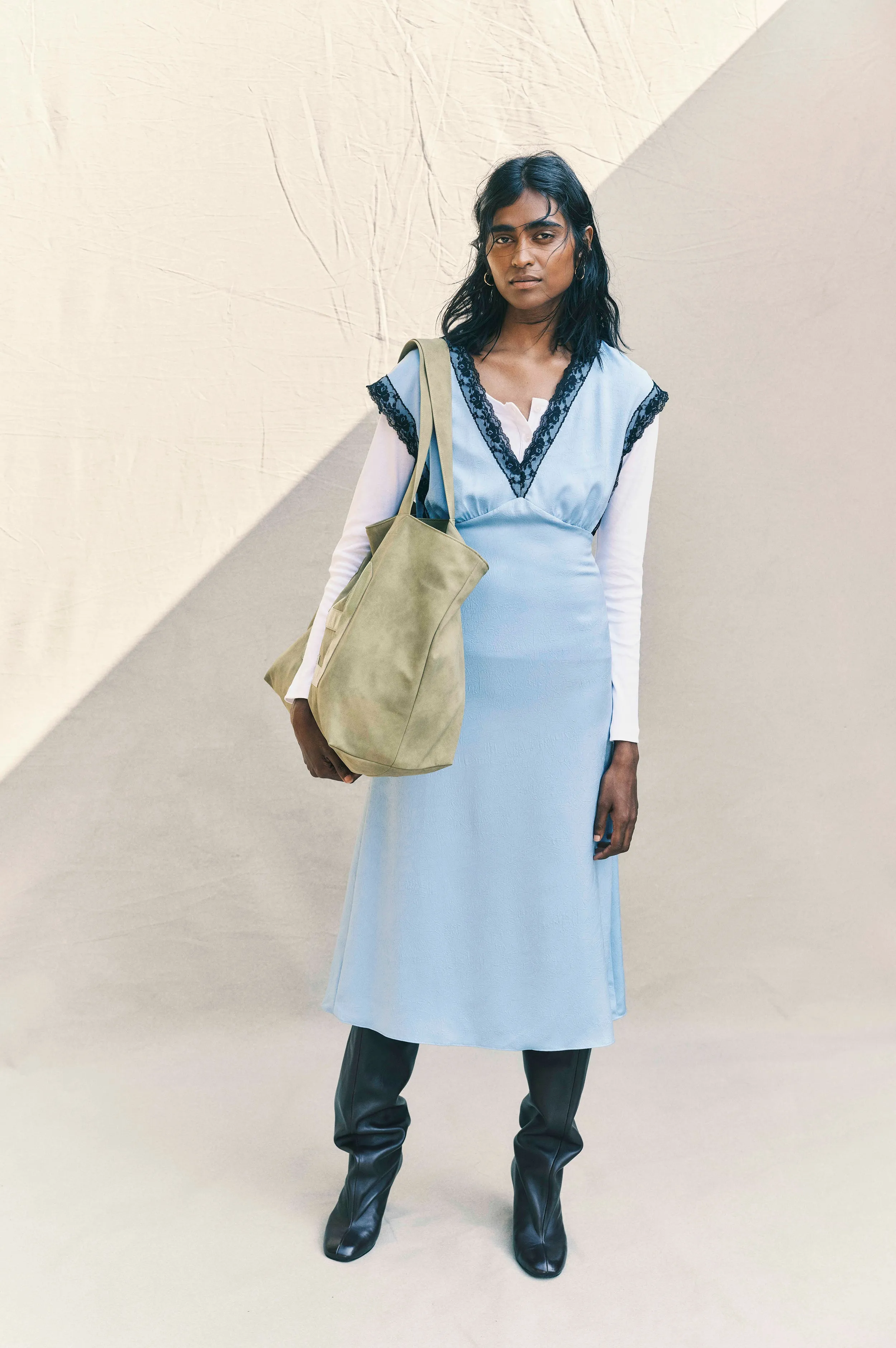 ANDRA DRESS | Dusk Blue sold by Baum und Pferdgarten product image thumbnail 4