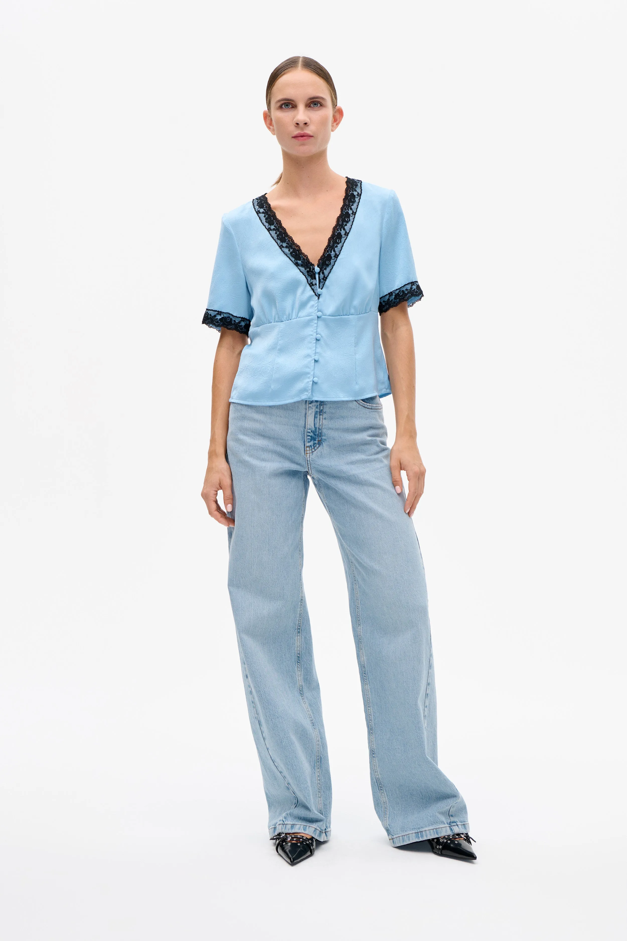MELONIE BLOUSE | Dusk Blue sold by Baum und Pferdgarten product image thumbnail 2