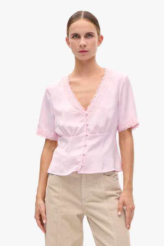 MELONIE BLOUSE | Parfait Pink sold by Baum und Pferdgarten