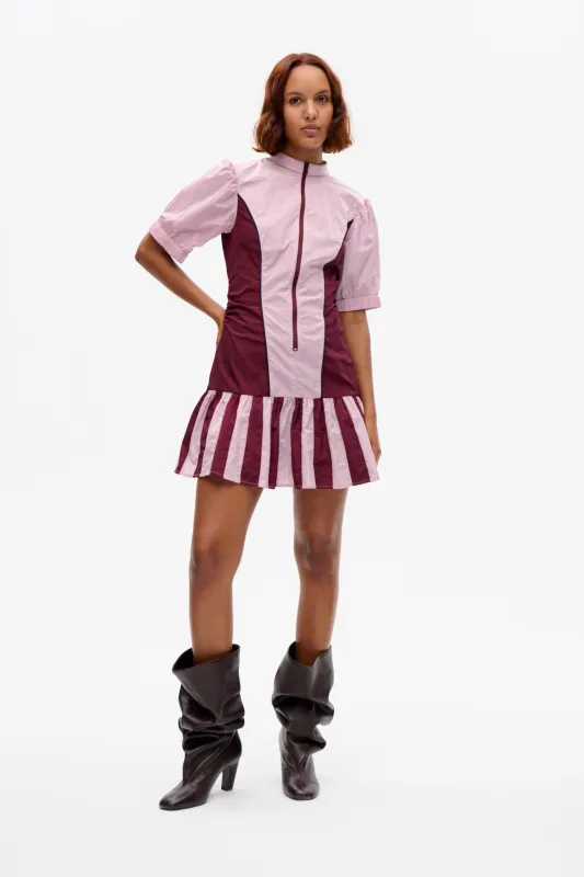 ANITHA DRESS | Bordeaux Pink Mix made by Baum und Pferdgarten