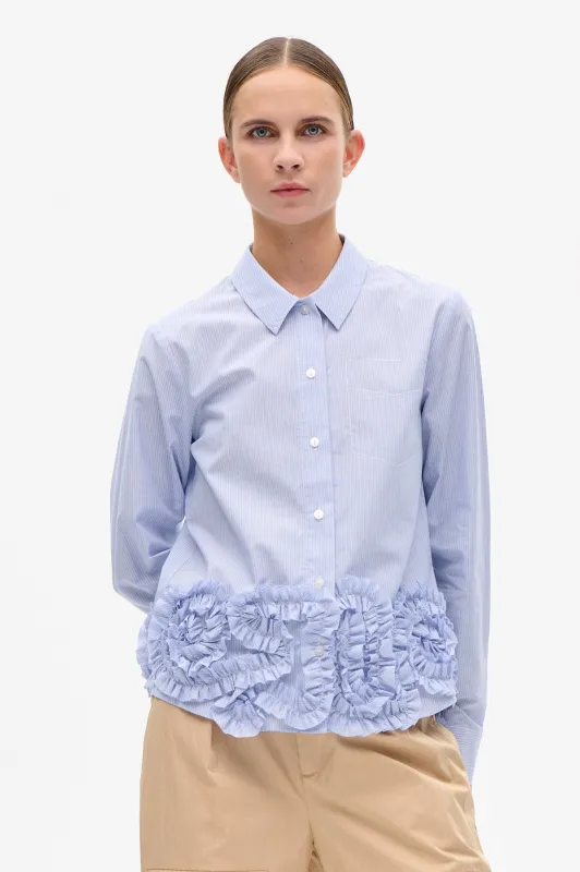 MARIEL SHIRT | Blue Heron Stripe made by Baum und Pferdgarten