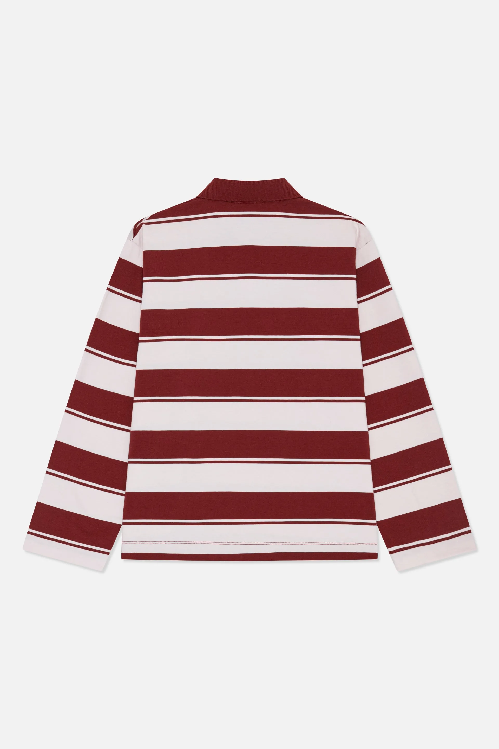 JEANNE TOP | Pink Red Polo Stripe sold by Baum und Pferdgarten product image thumbnail 5