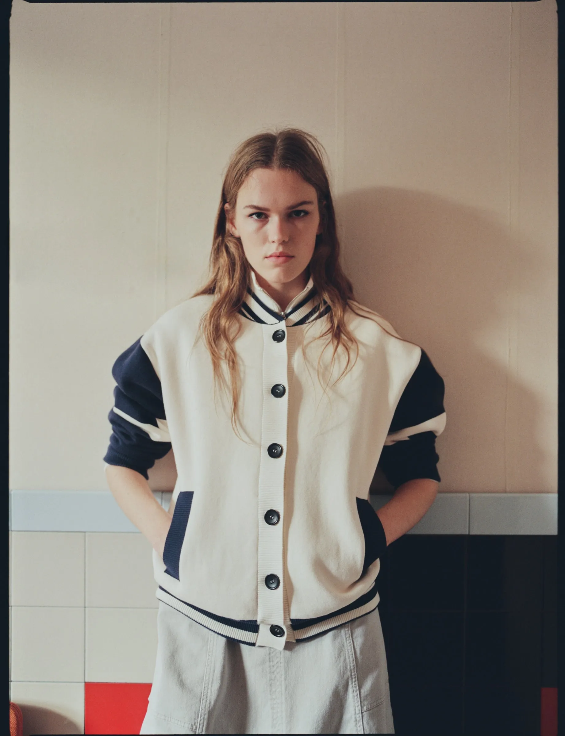 CHRISSIE JACKET | Baritone Blue Mix sold by Baum und Pferdgarten product image thumbnail 4