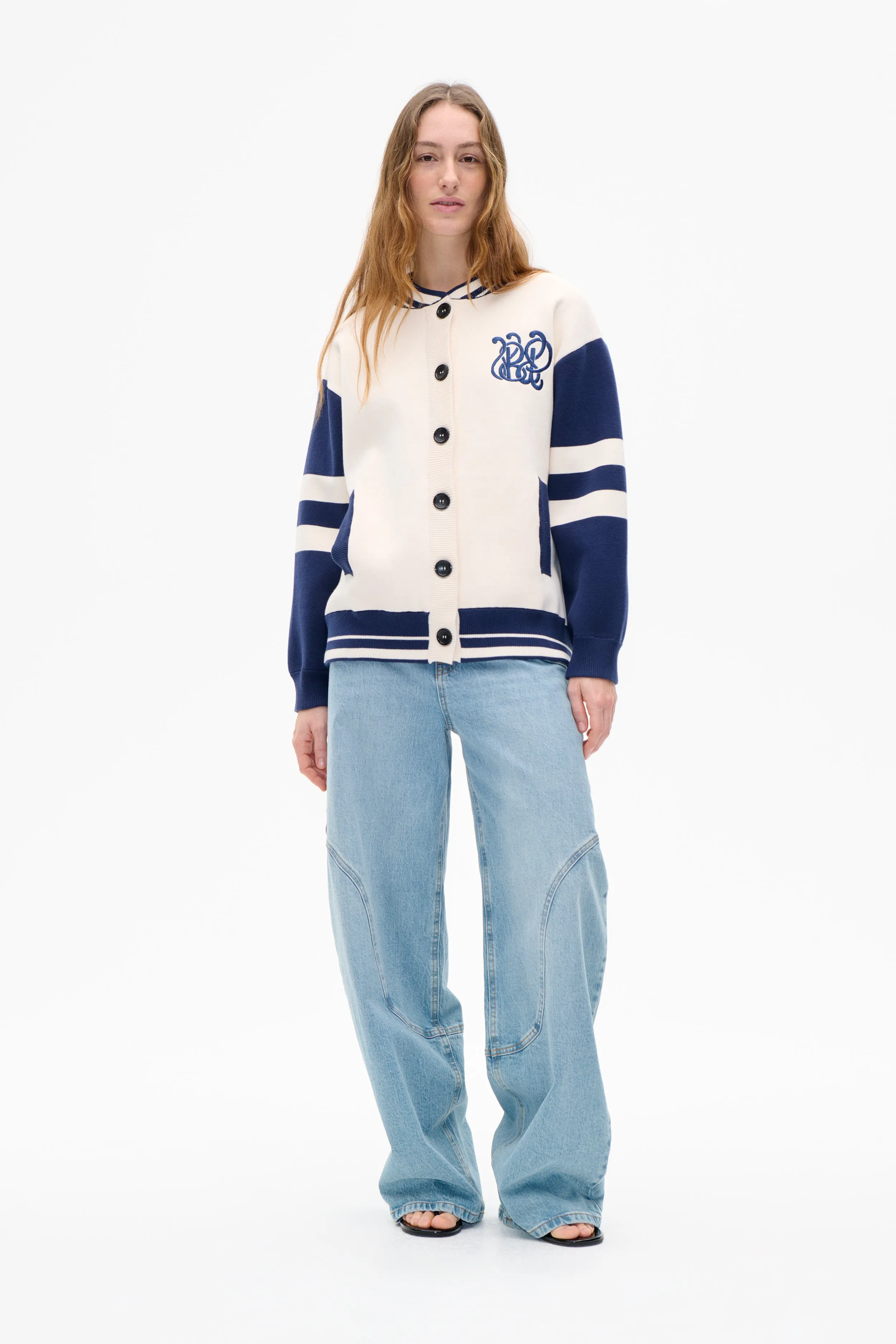 CHRISSIE JACKET | Baritone Blue Mix sold by Baum und Pferdgarten product image thumbnail 2