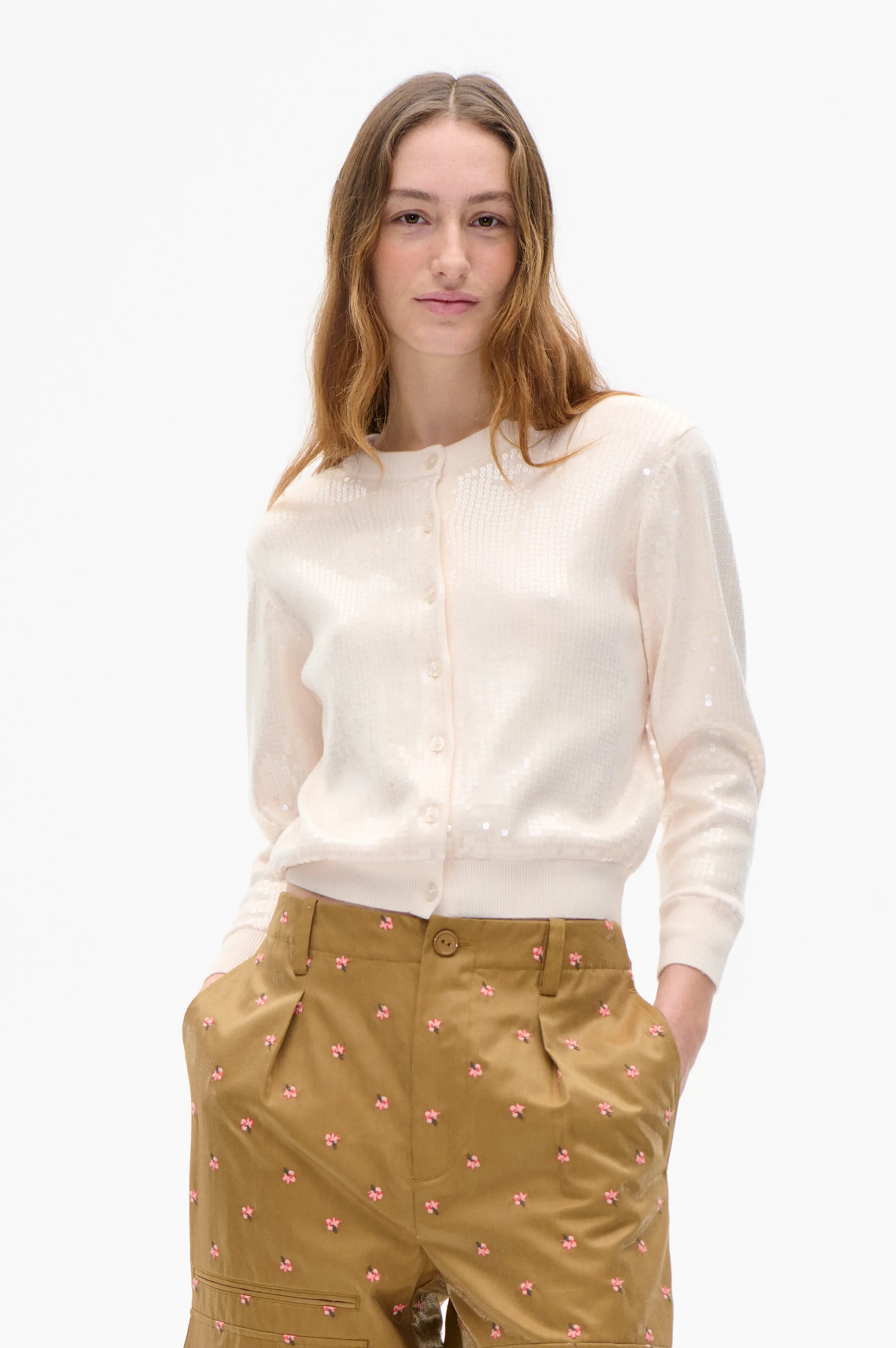 CAYLEE CARDIGAN | Pastel Parchment Creme sold by Baum und Pferdgarten