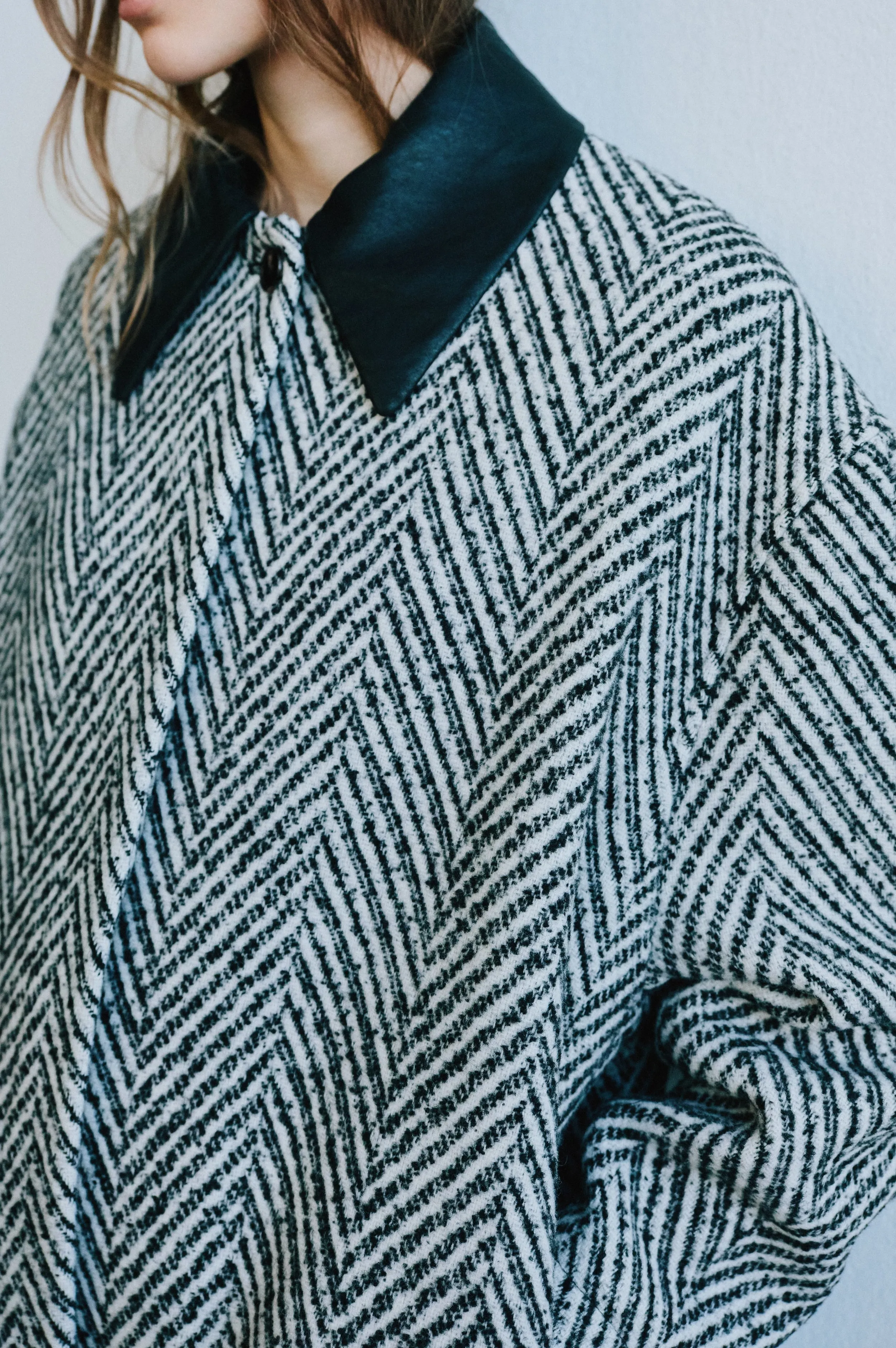 BERFE JACKET | Black White Herringbone sold by Baum und Pferdgarten product image thumbnail 5