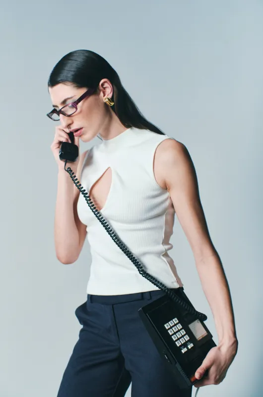 ELLIPSE CUT TANK sold by Mode Mischief