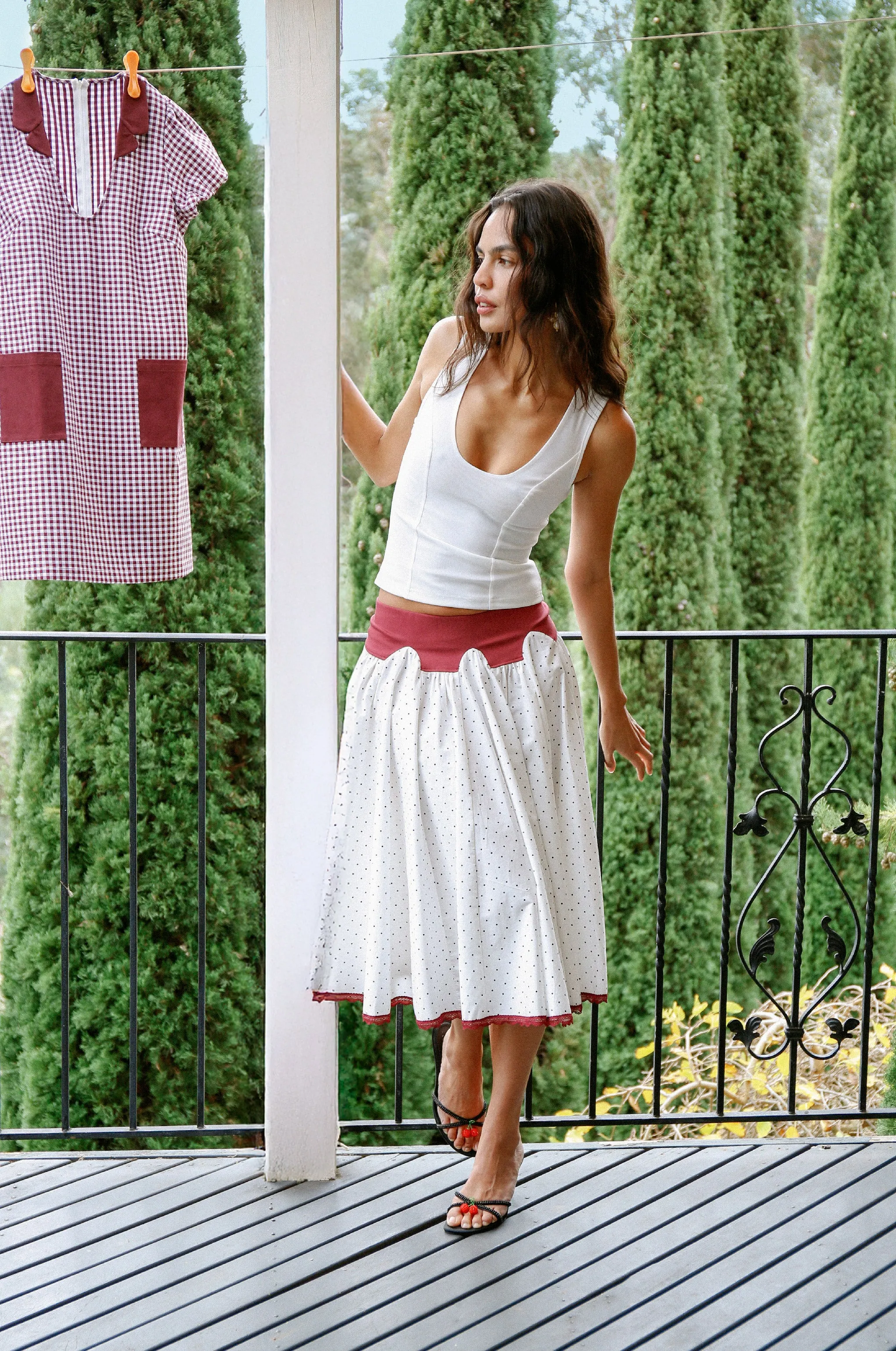 FLORENTIN MIDI SKIRT sold by Mode Mischief product image thumbnail 3