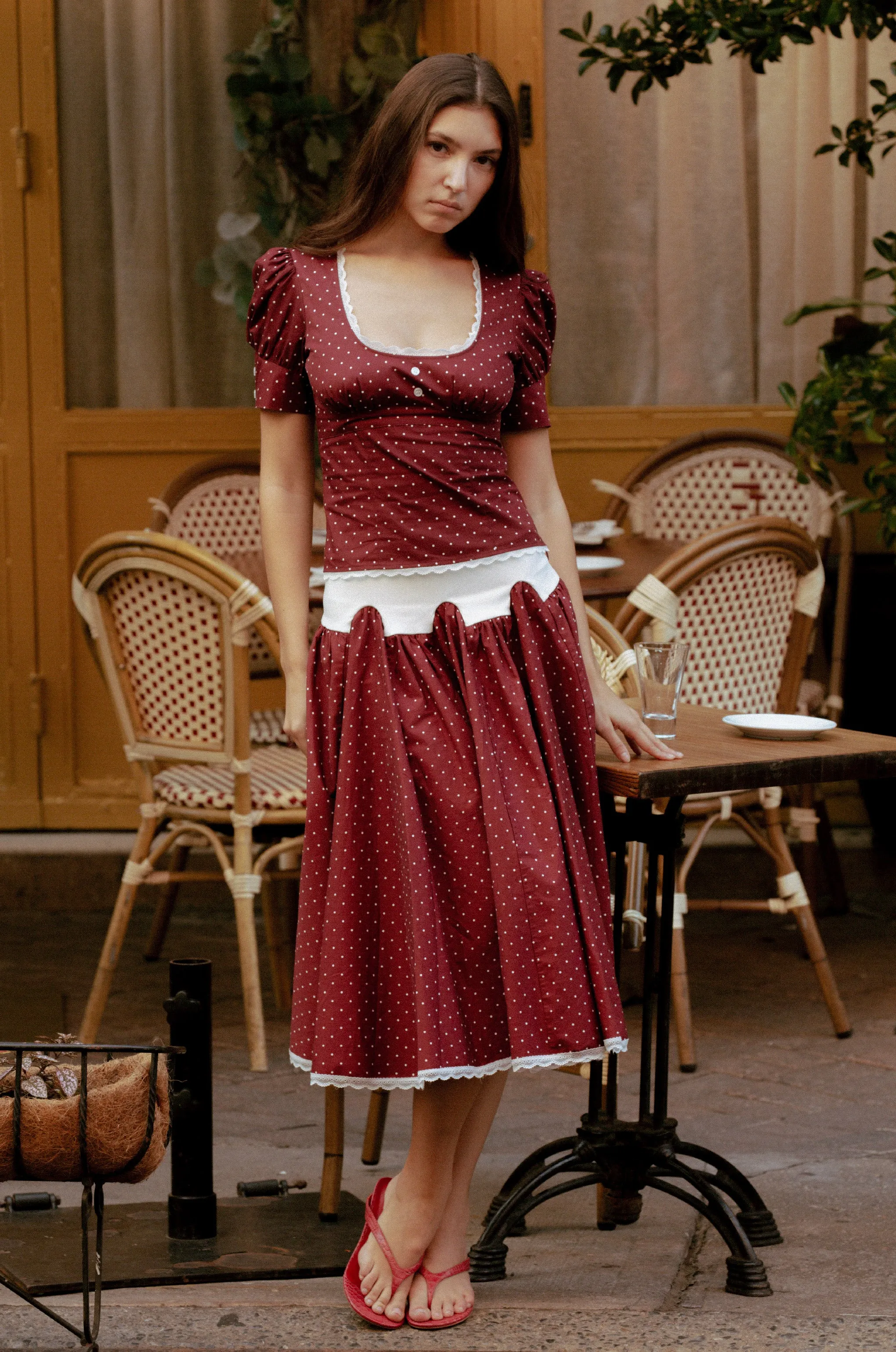 MINETTE SCOOP BLOUSE sold by Mode Mischief product image thumbnail 2