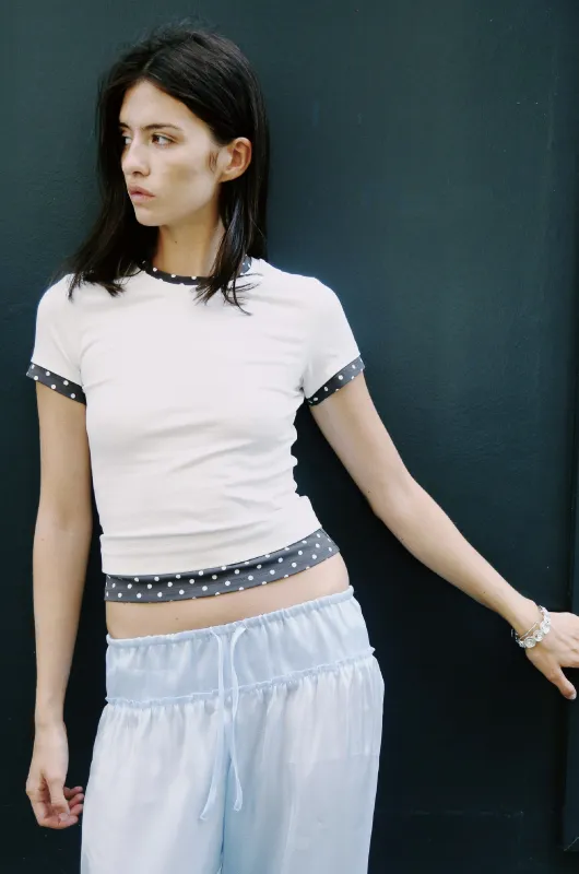 CONTRAST LAYERED TEE sold by Mode Mischief