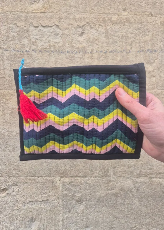 Quilted Pouch 'Distant Dream' made by Humphries & Begg