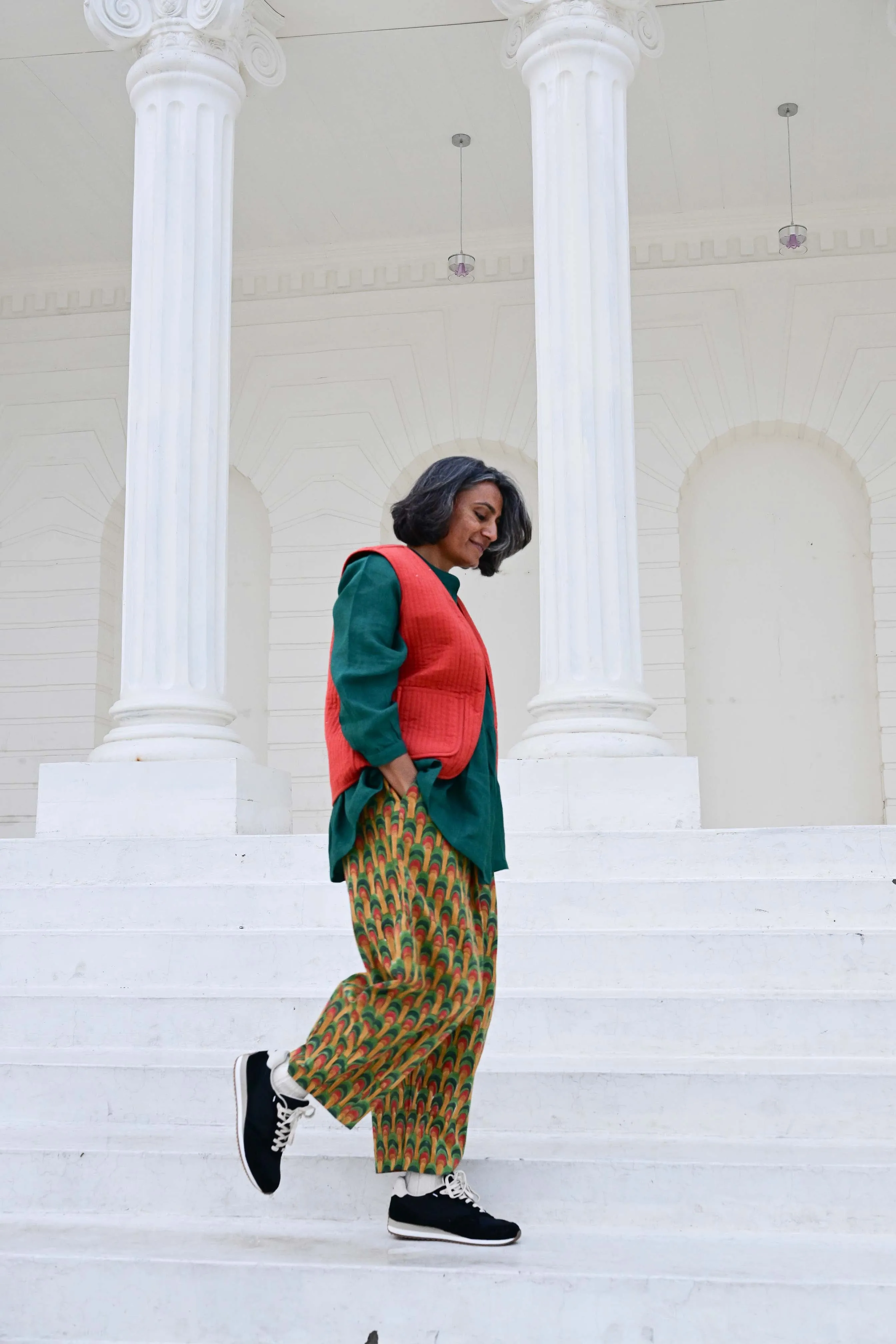 Anko Trousers in 'Peacock Fan' sold by Humphries & Begg product image thumbnail 5