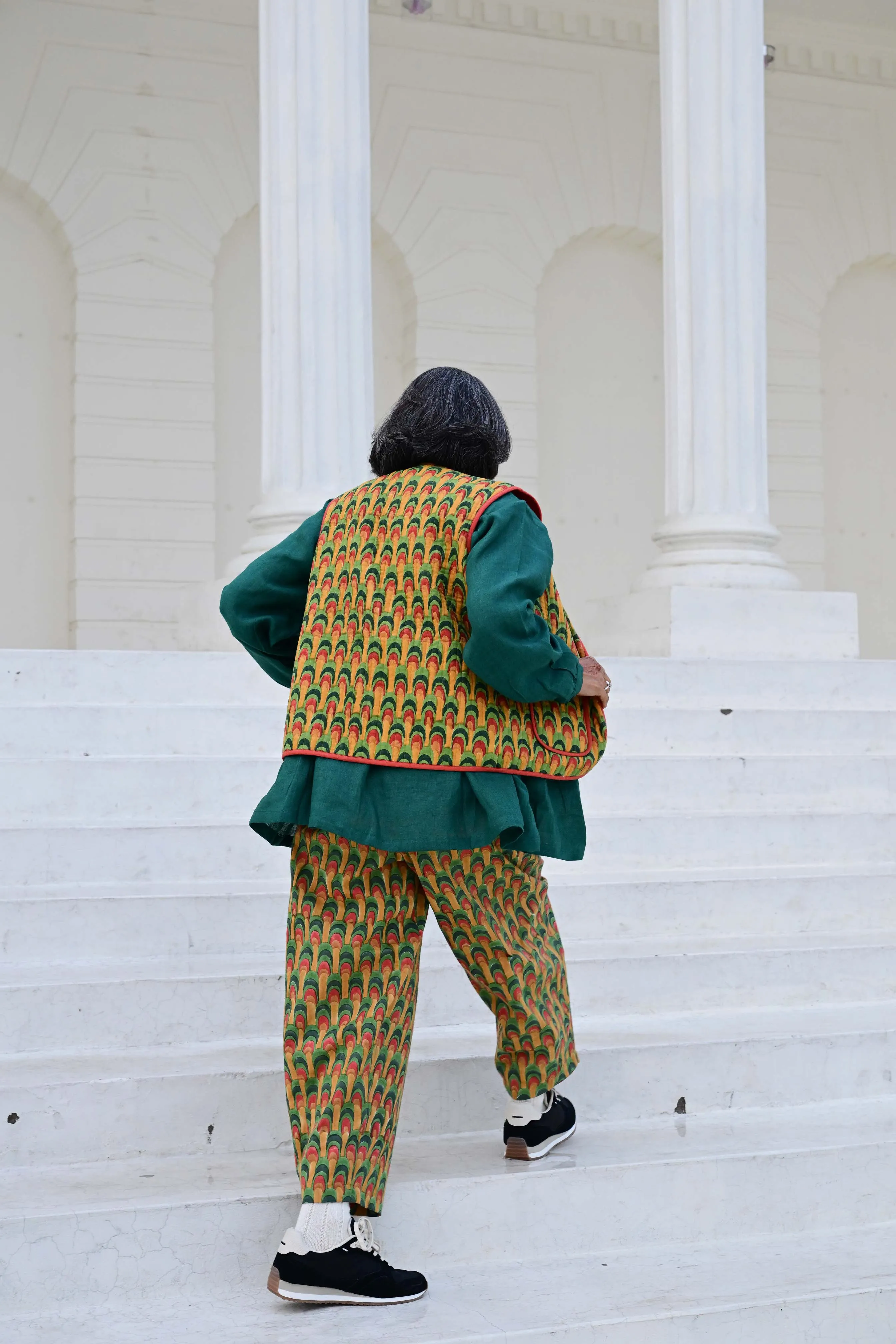 Anko Trousers in 'Peacock Fan' sold by Humphries & Begg product image thumbnail 3