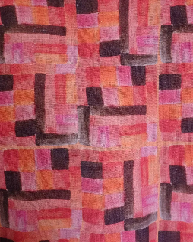 Fabric - Linen - Patchwork Picnic £42 p/m made by Humphries & Begg