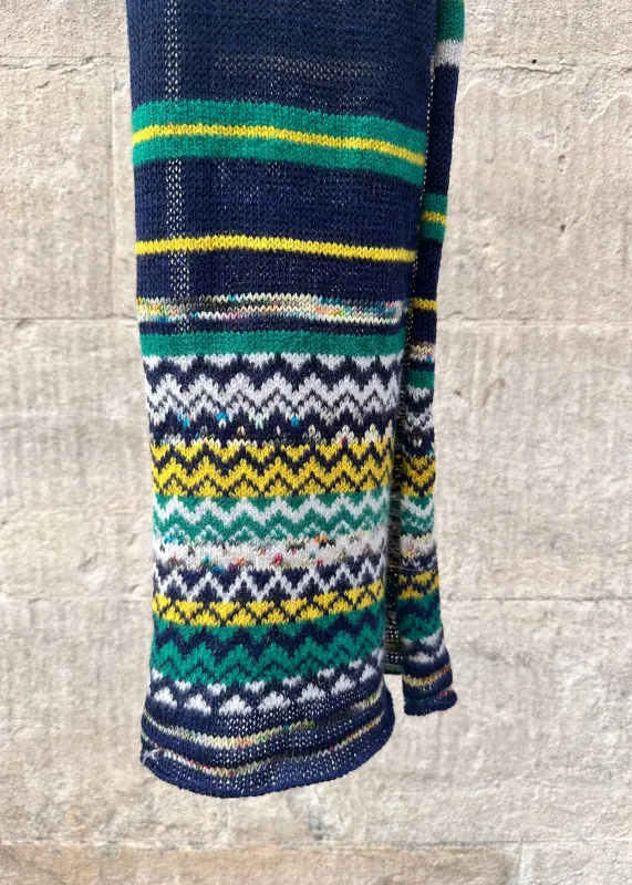 Set Lambswool Scarf: 'Multi Colour Chess' made by Humphries & Begg