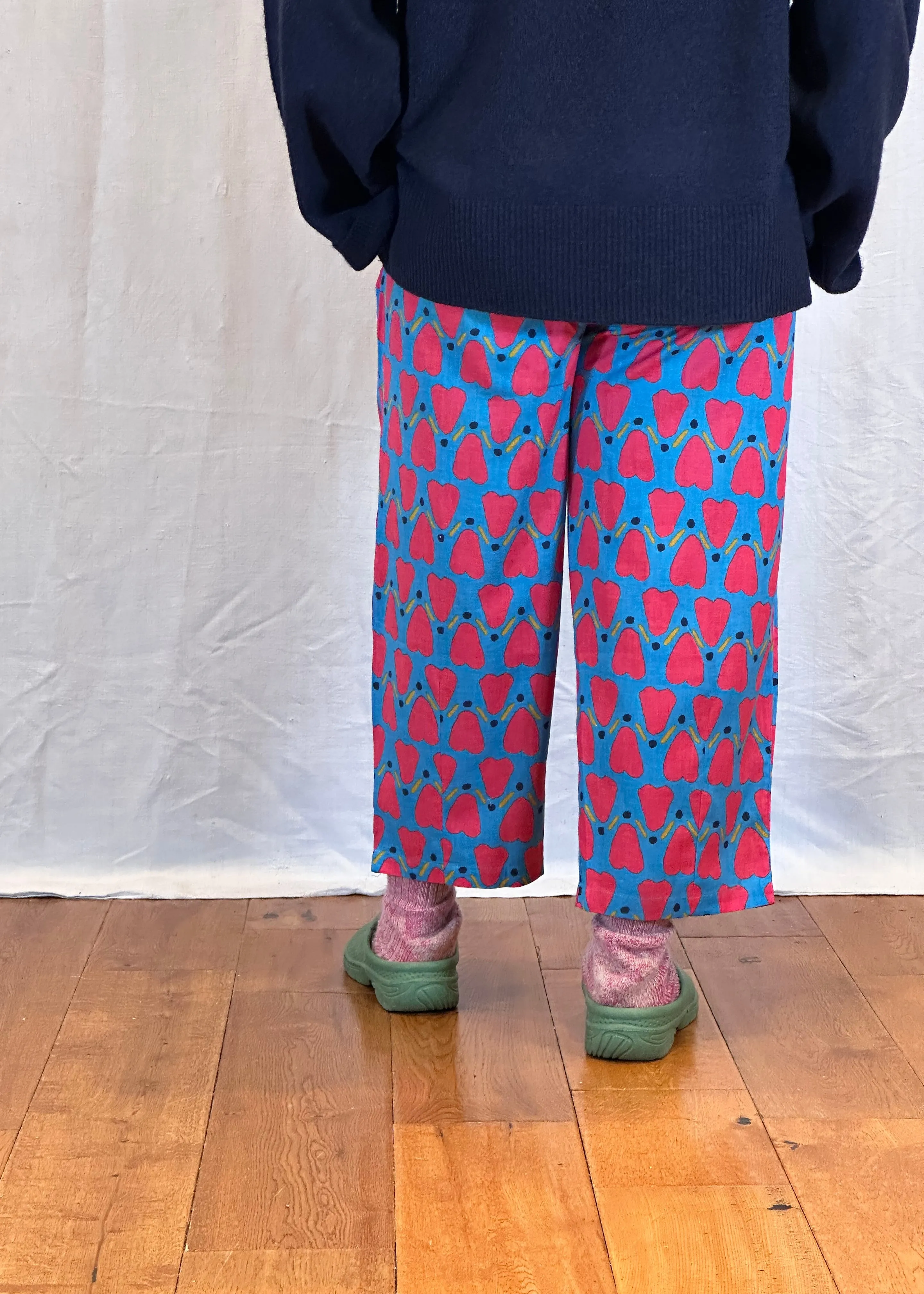 Anko Trousers in 'Blue Honey Heart' sold by Humphries & Begg product image thumbnail 5