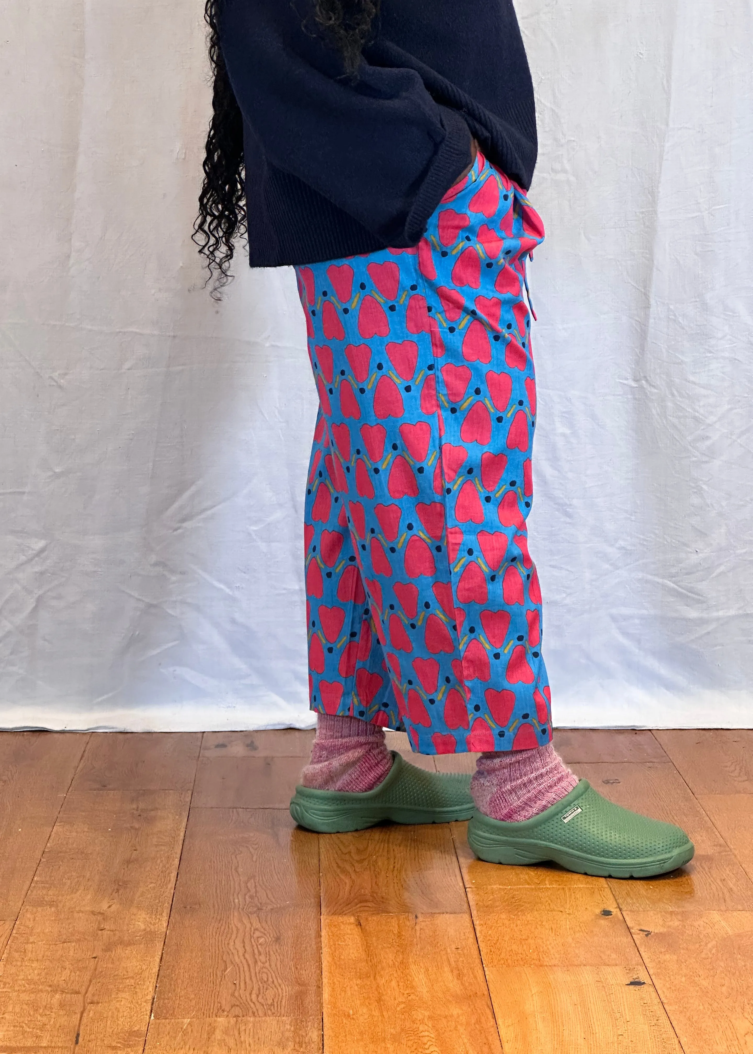 Anko Trousers in 'Blue Honey Heart' sold by Humphries & Begg product image thumbnail 4