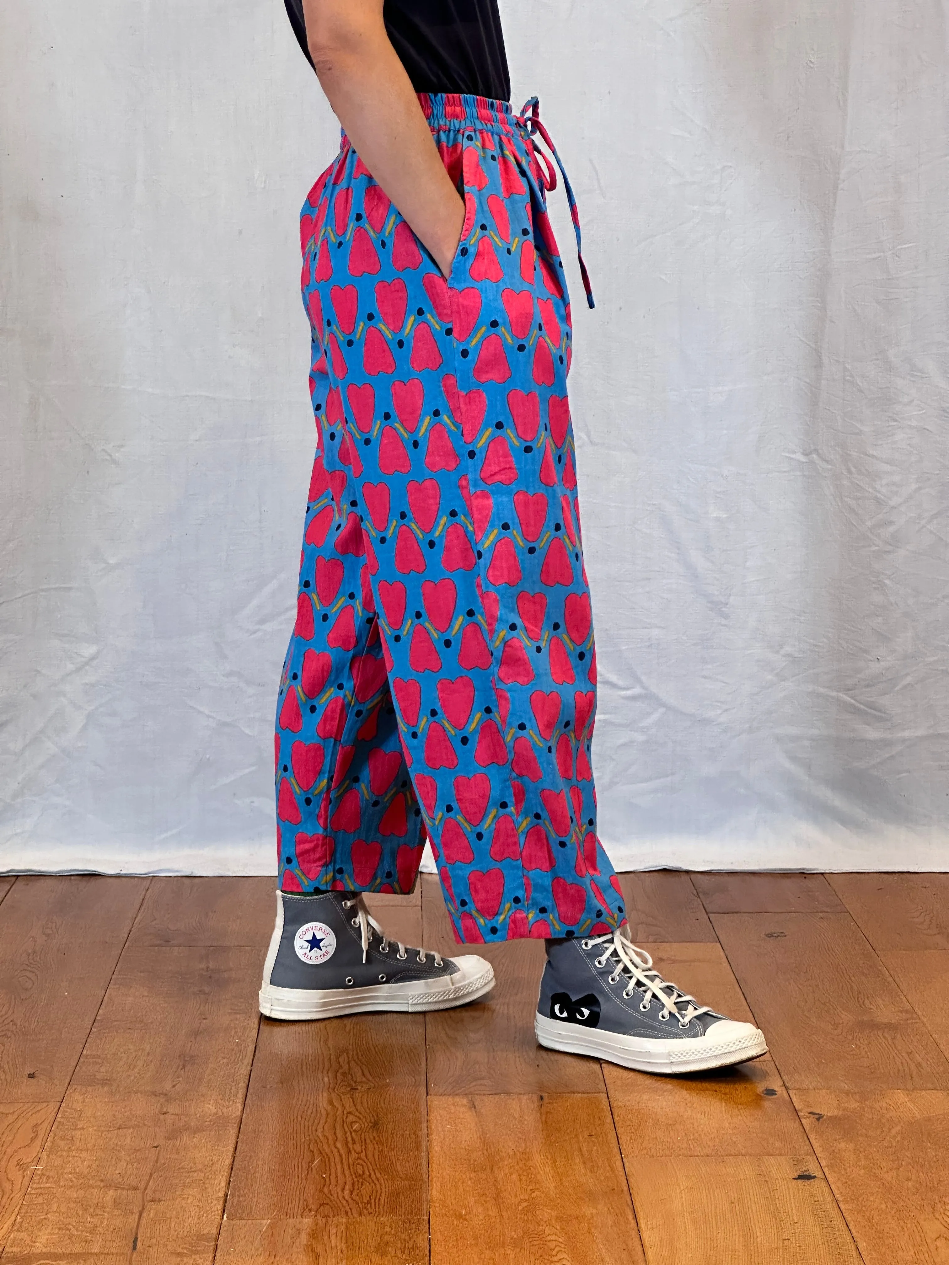 Anko Trousers in 'Blue Honey Heart' sold by Humphries & Begg product image thumbnail 3