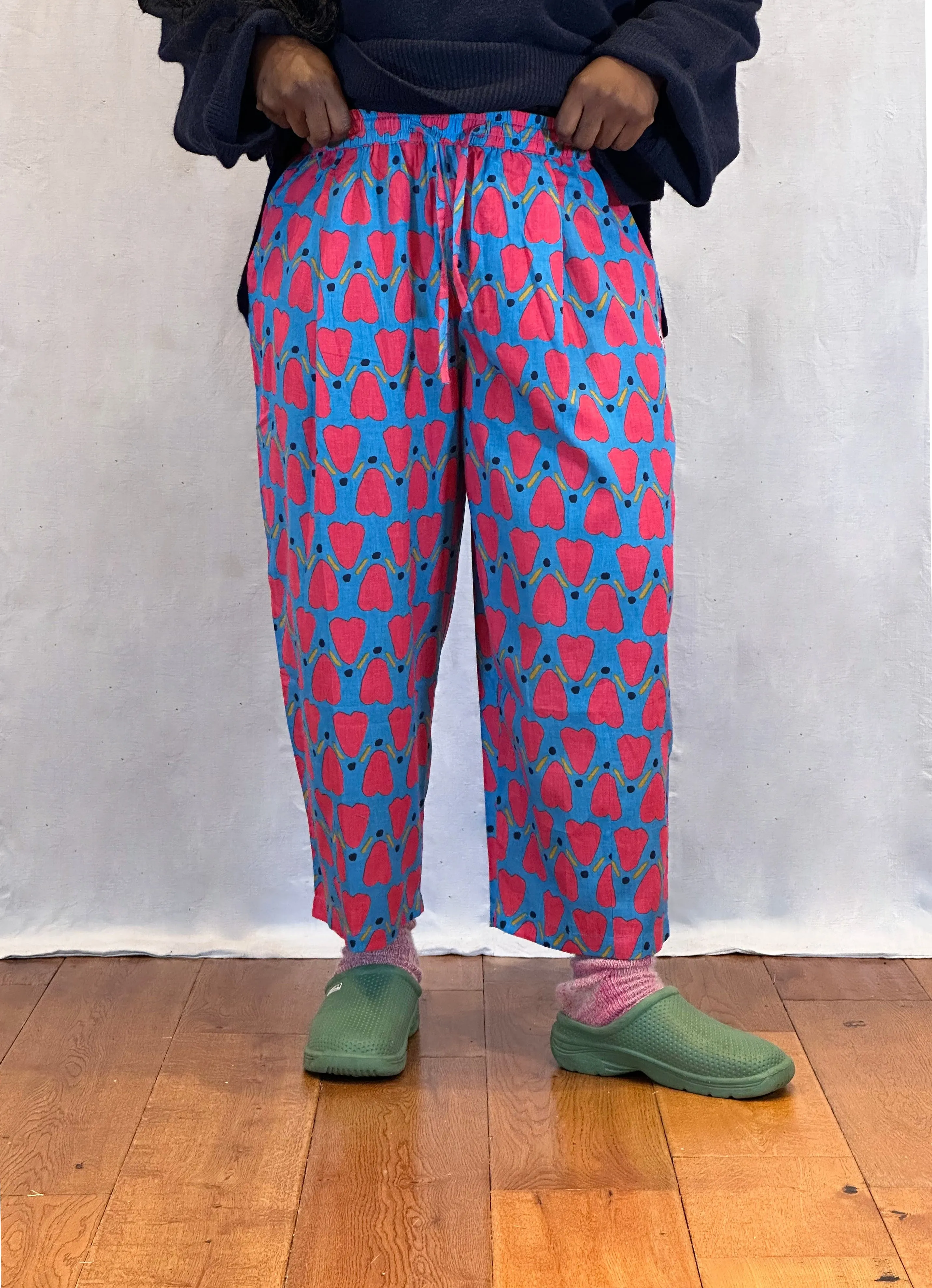 Anko Trousers in 'Blue Honey Heart' sold by Humphries & Begg product image thumbnail 2