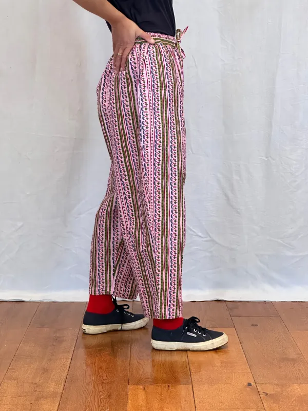 Anko Trousers in 'Shangri La' made by Humphries & Begg