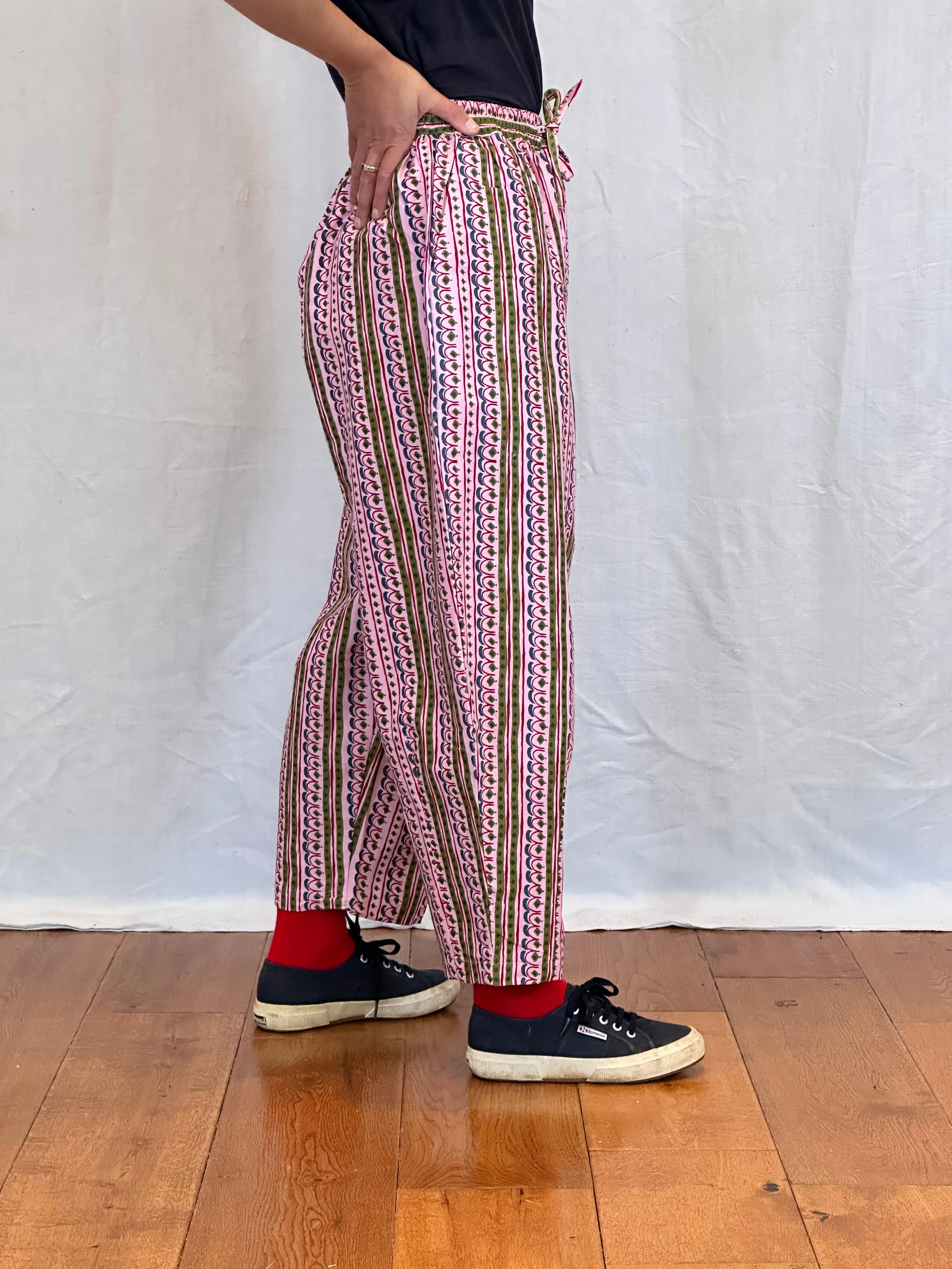 Anko Trousers in 'Shangri La' sold by Humphries & Begg