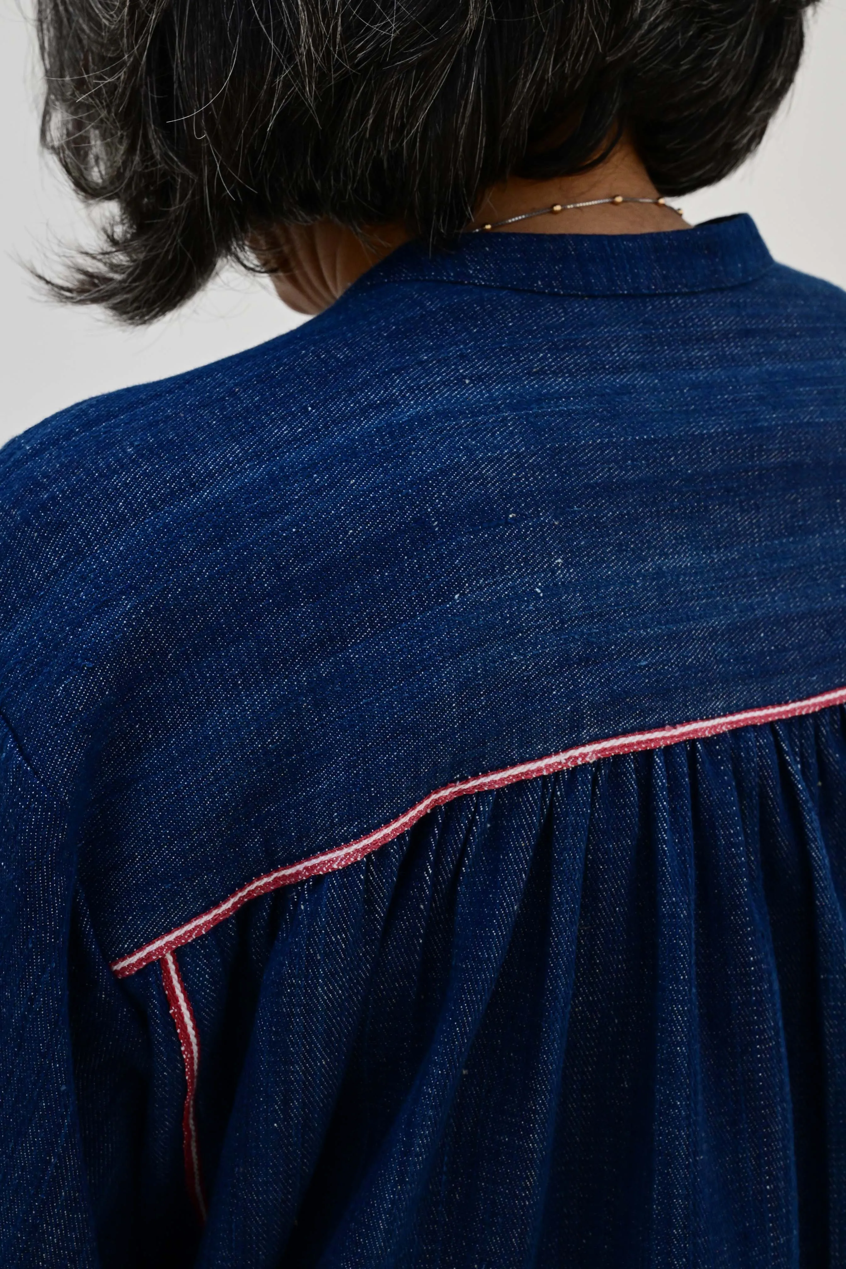 Pre-Order: Rita Smock in 'Indigo' sold by Humphries & Begg product image thumbnail 2