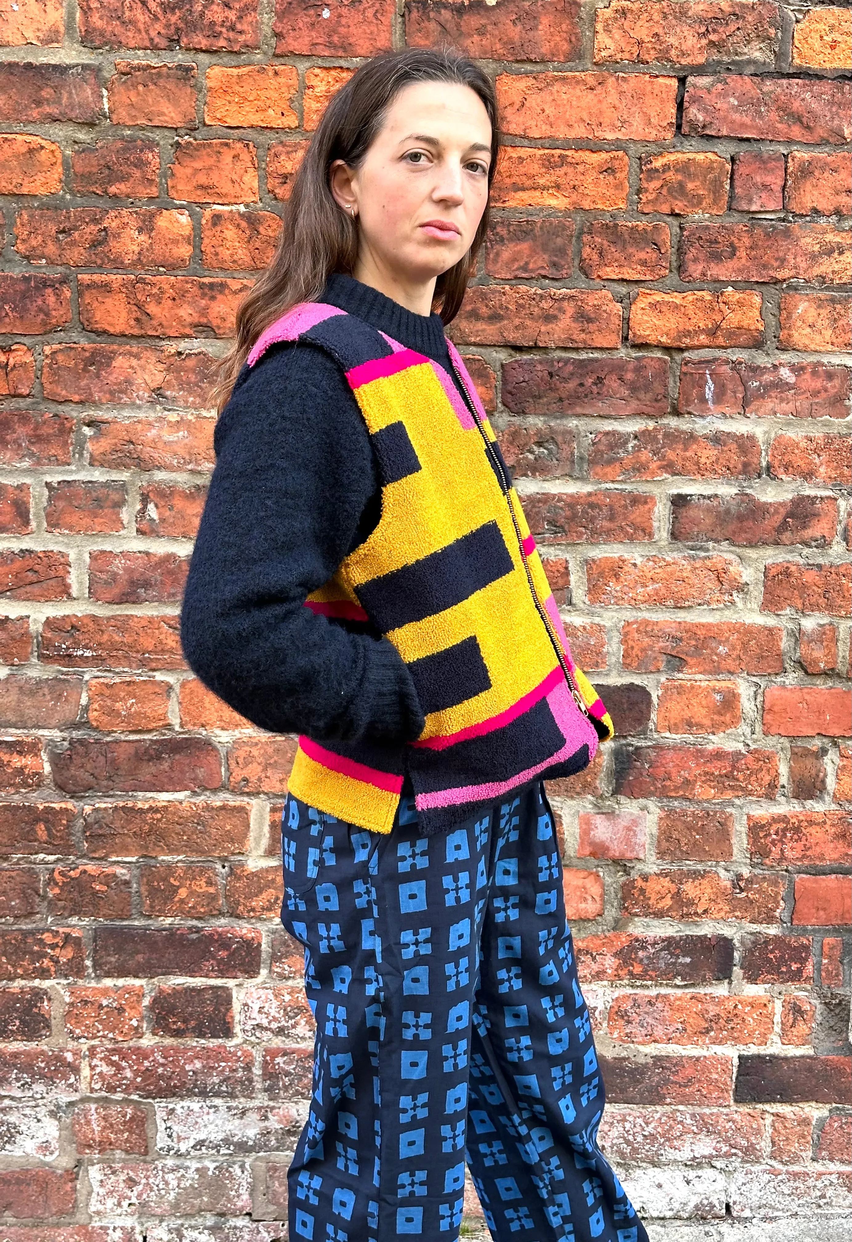 Patty Waistcoat in 'Moody Blues' sold by Humphries & Begg product image thumbnail 4