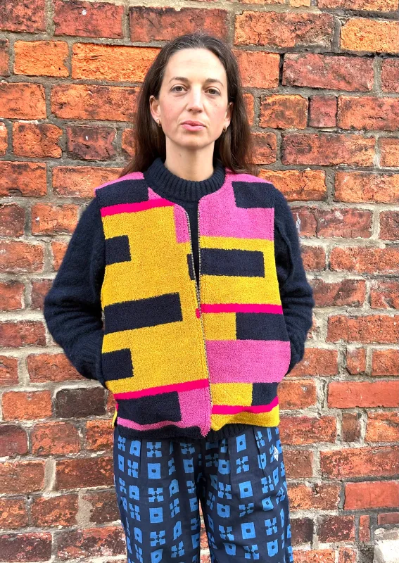 Patty Waistcoat in 'Moody Blues' made by Humphries & Begg