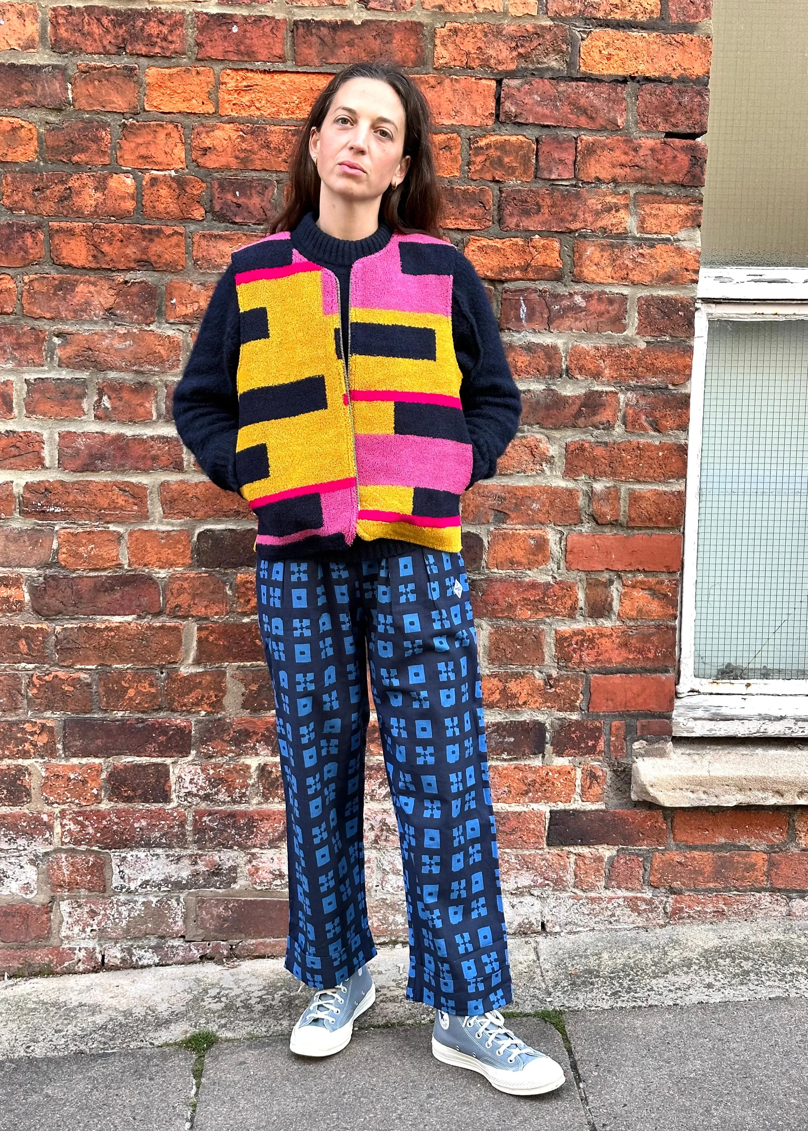 Patty Waistcoat in 'Moody Blues' sold by Humphries & Begg product image thumbnail 5