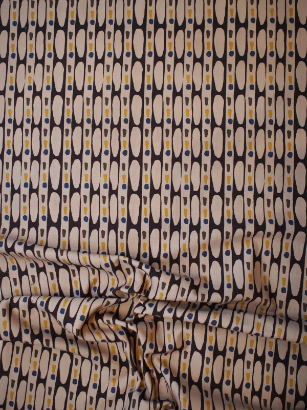 Fabric - cotton- Chocolate Drop £28p/m made by Humphries & Begg