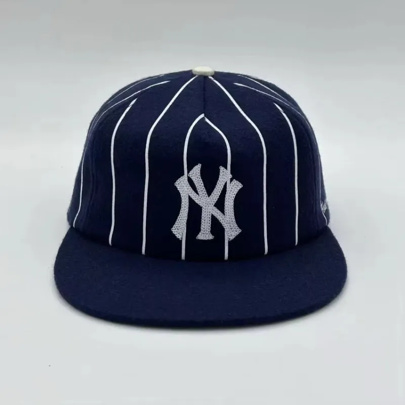New York Yankees Reverse Pinstripe Cap made by Uncle Jay‘s Vintage