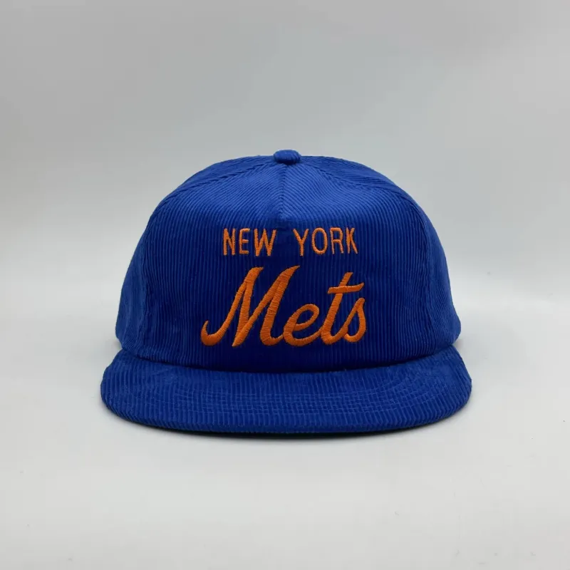 New York Mets Corduroy Cap made by Uncle Jay‘s Vintage
