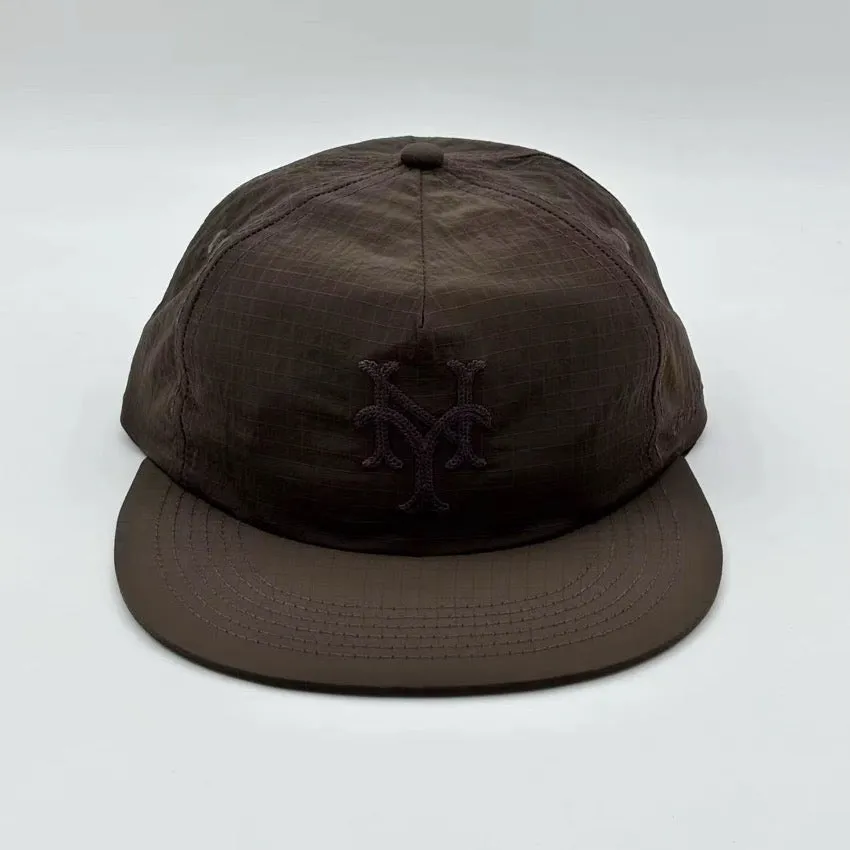 New York Mets Ripstop Nylon Cap (Brown) sold by Uncle Jay‘s Vintage