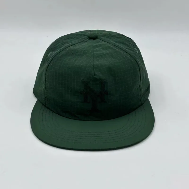 New York Mets Ripstop Nylon Cap (Green) made by Uncle Jay‘s Vintage