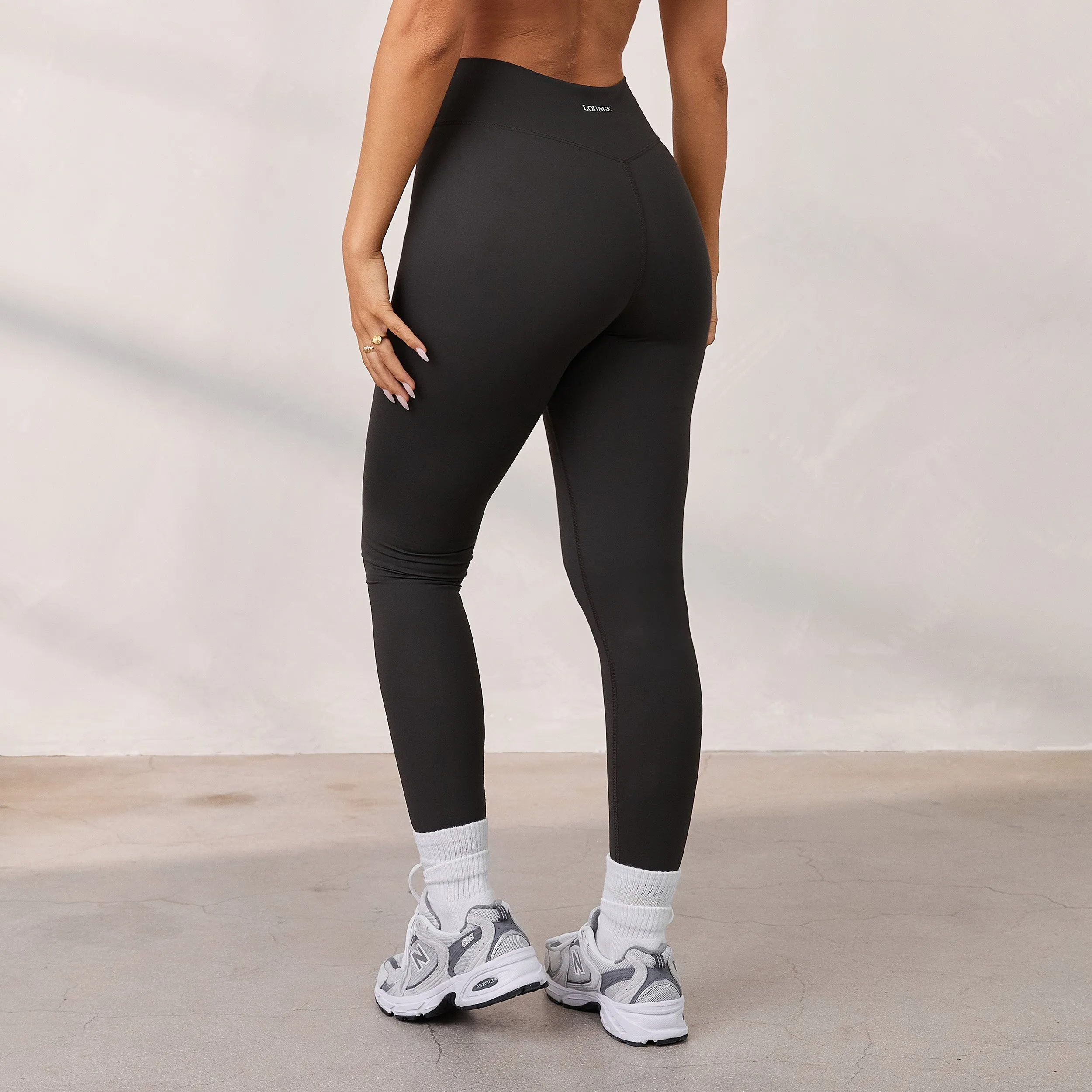 Silhouette Crossover Leggings - Washed Black sold by Lounge Underwear product image thumbnail 4