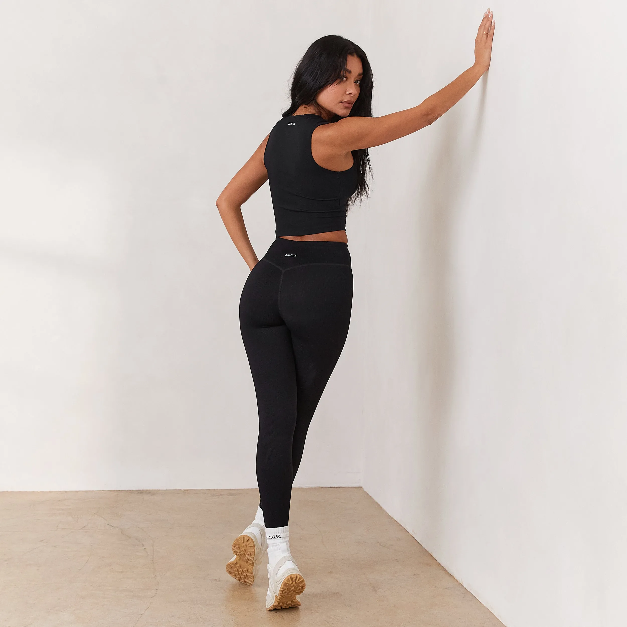 Cosy Ribbed Leggings - Black sold by Lounge Underwear product image thumbnail 4