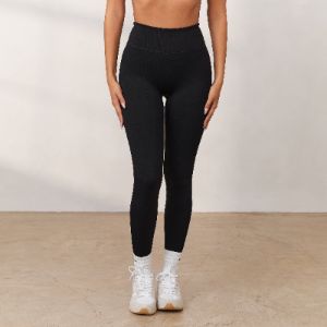 Cosy Ribbed Leggings - Black sold by Lounge Underwear