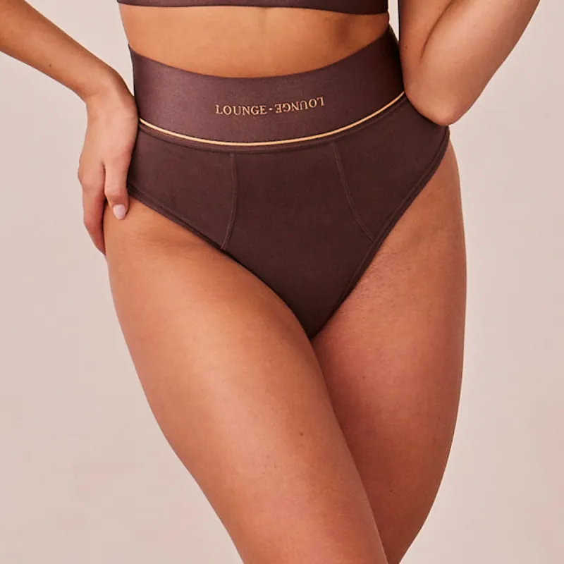 Loungerie Briefs - Chocolate sold by Lounge Underwear
