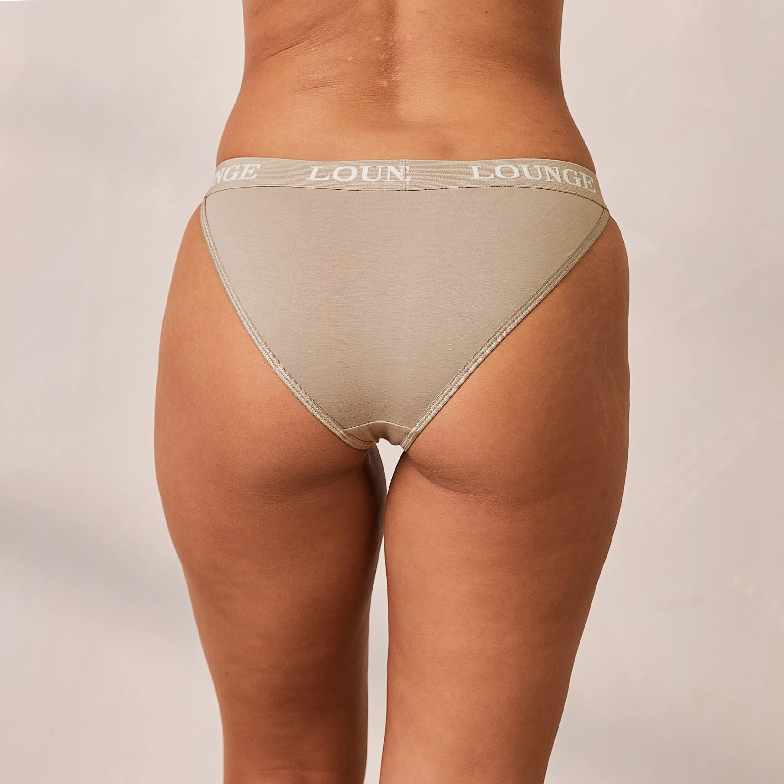 Bamboo Triangle Briefs - Oat sold by Lounge Underwear product image thumbnail 3