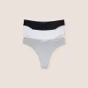 Bamboo Comfort Thongs (3-pack) - Multi sold by Lounge Underwear