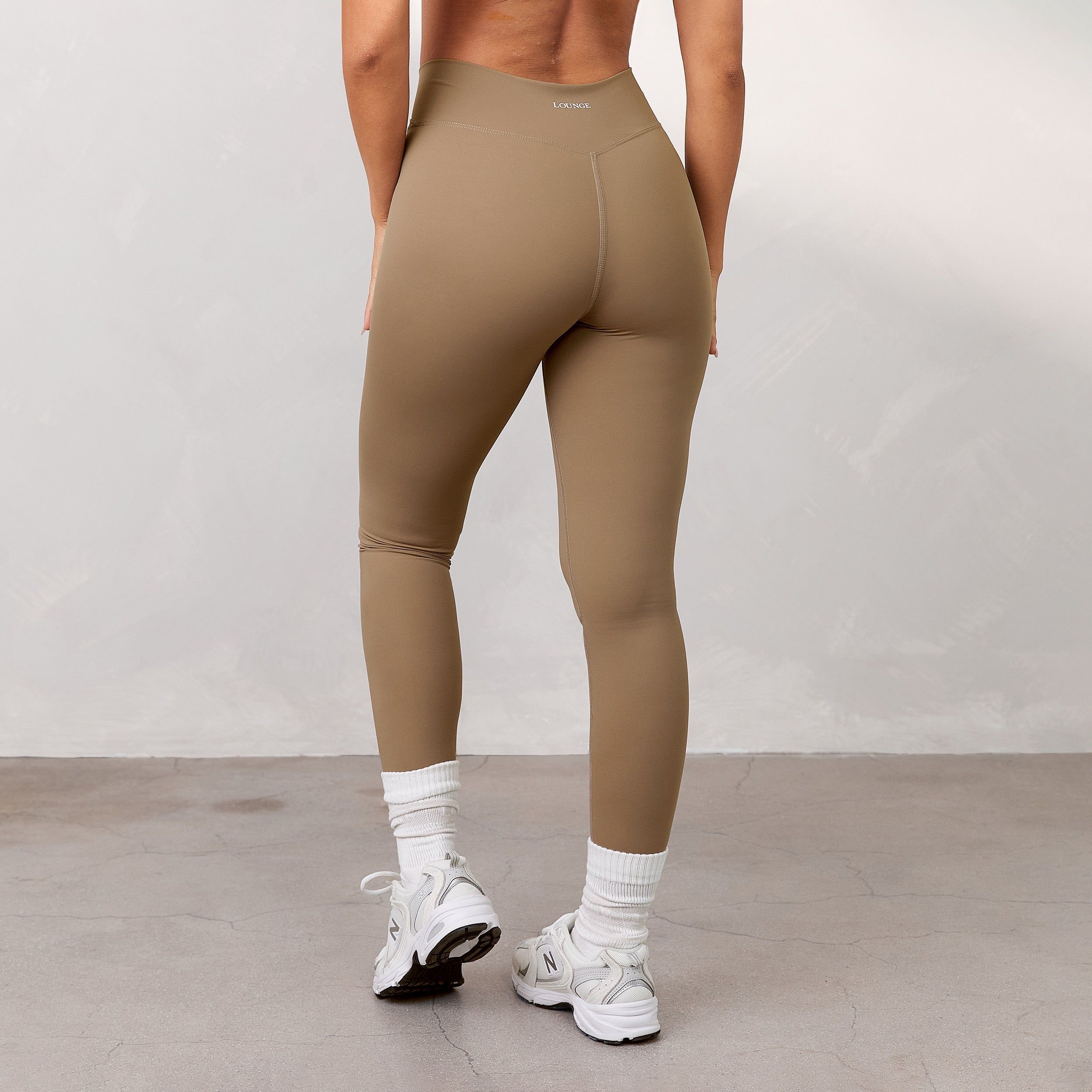 Silhouette Crossover Leggings - Toffee sold by Lounge Underwear product image thumbnail 3