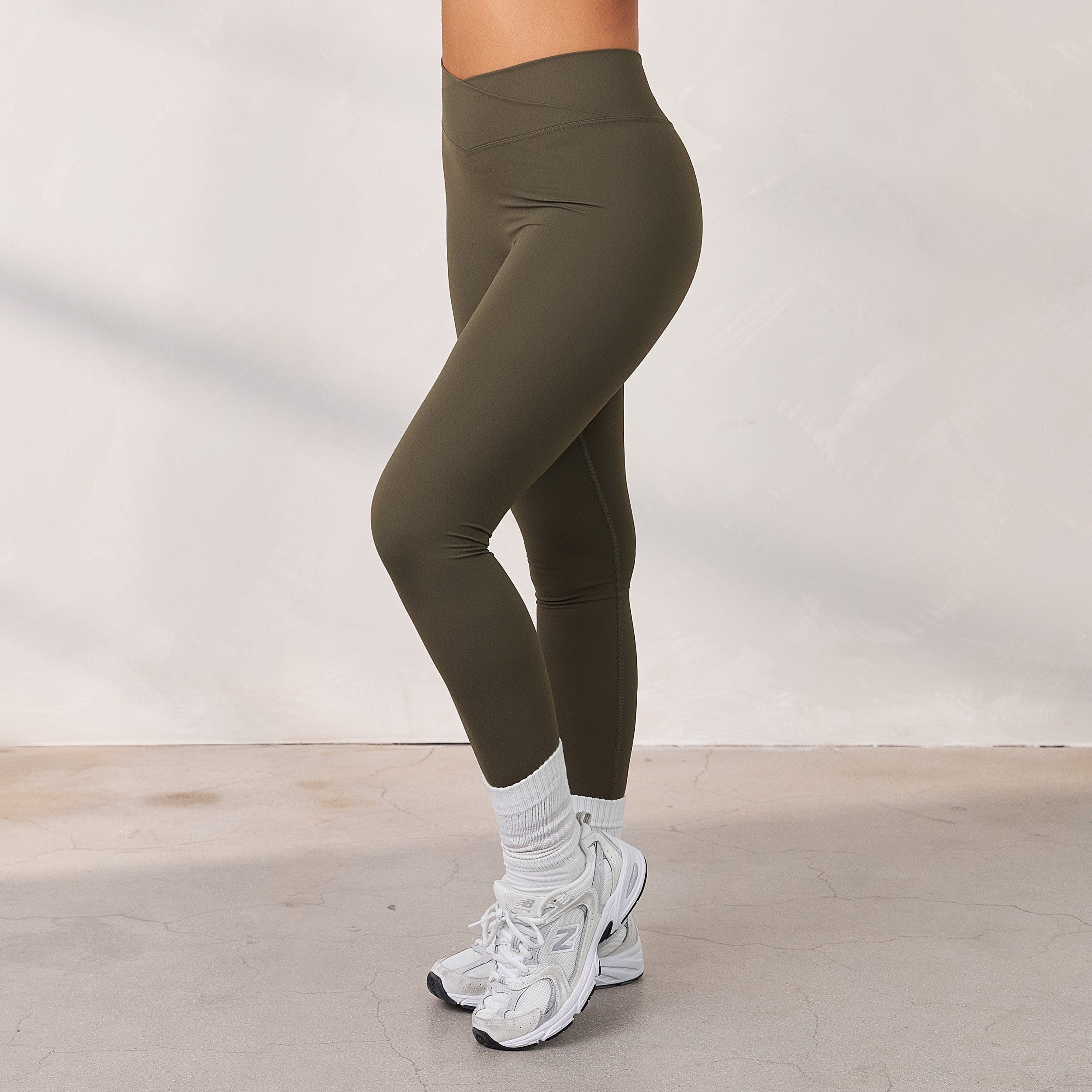 Silhouette Crossover Leggings - Cedar sold by Lounge Underwear product image thumbnail 3