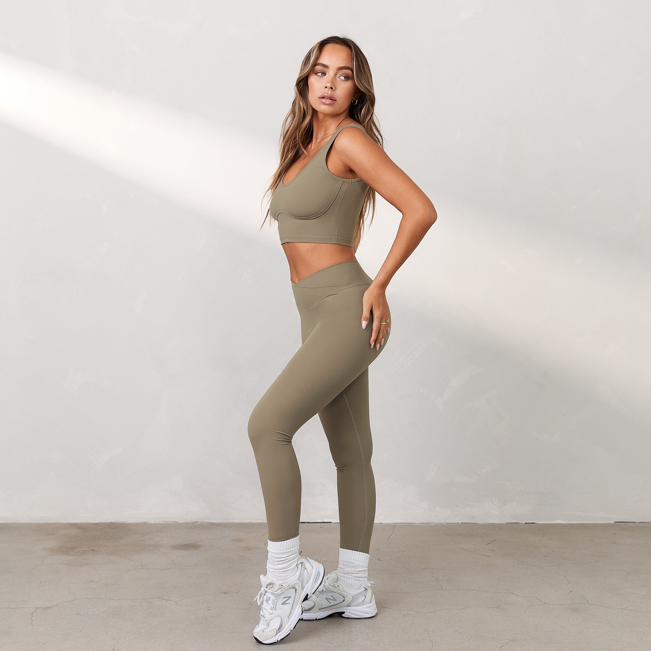 Silhouette Crop Top - Dune sold by Lounge Underwear product image thumbnail 5