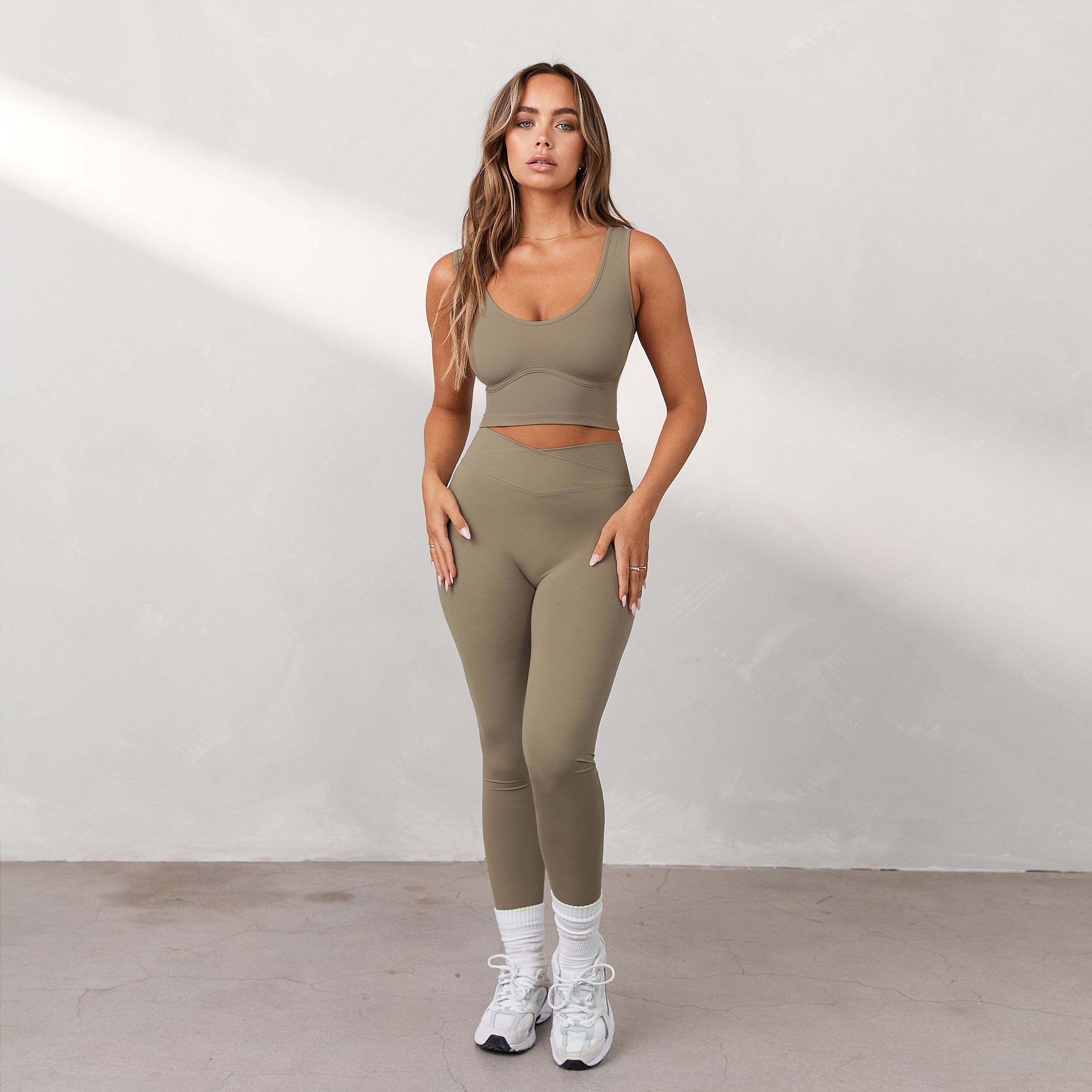 Silhouette Crop Top - Dune sold by Lounge Underwear product image thumbnail 3