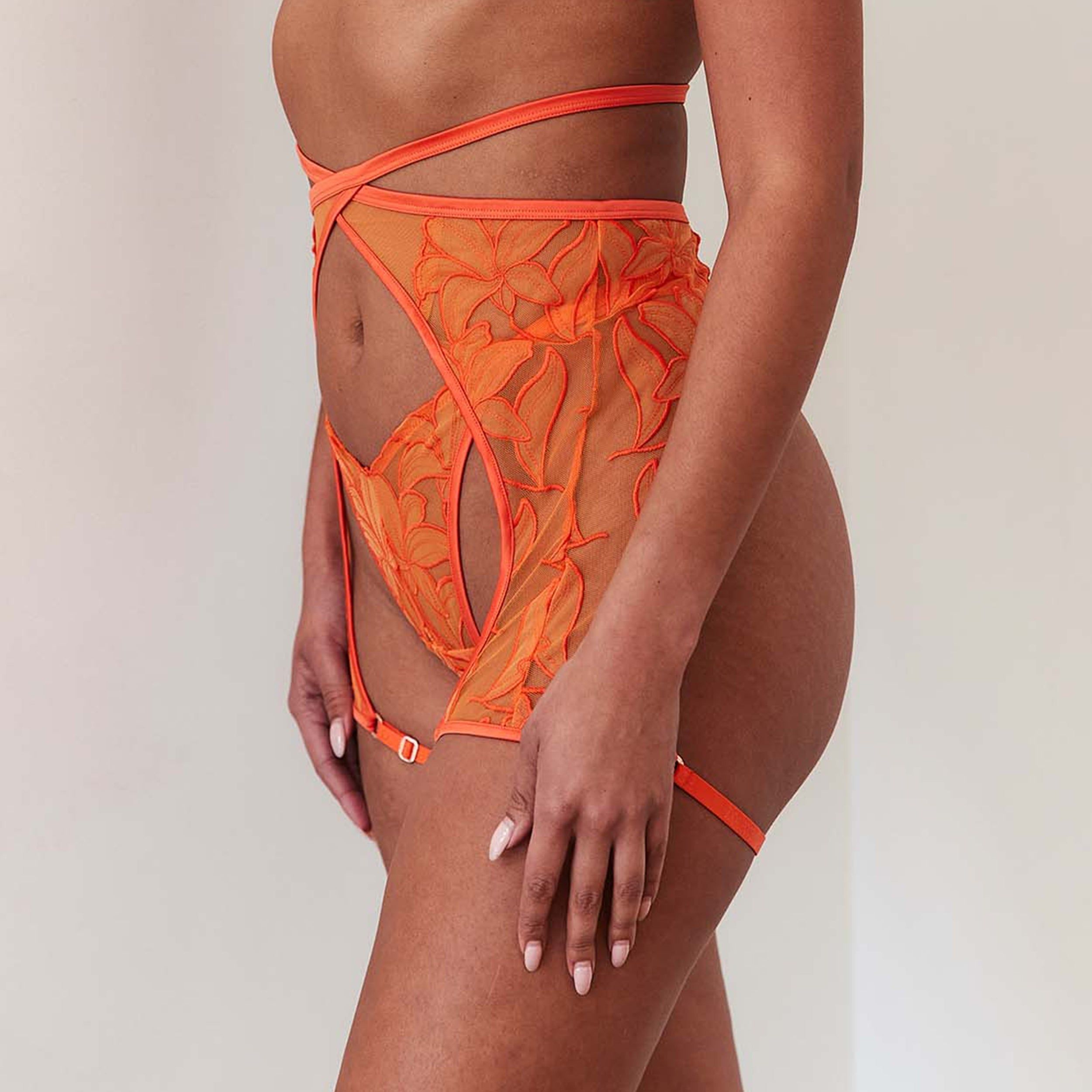 Paris Intimates Thong & Suspender Belt sold by Lounge Underwear product image thumbnail 2