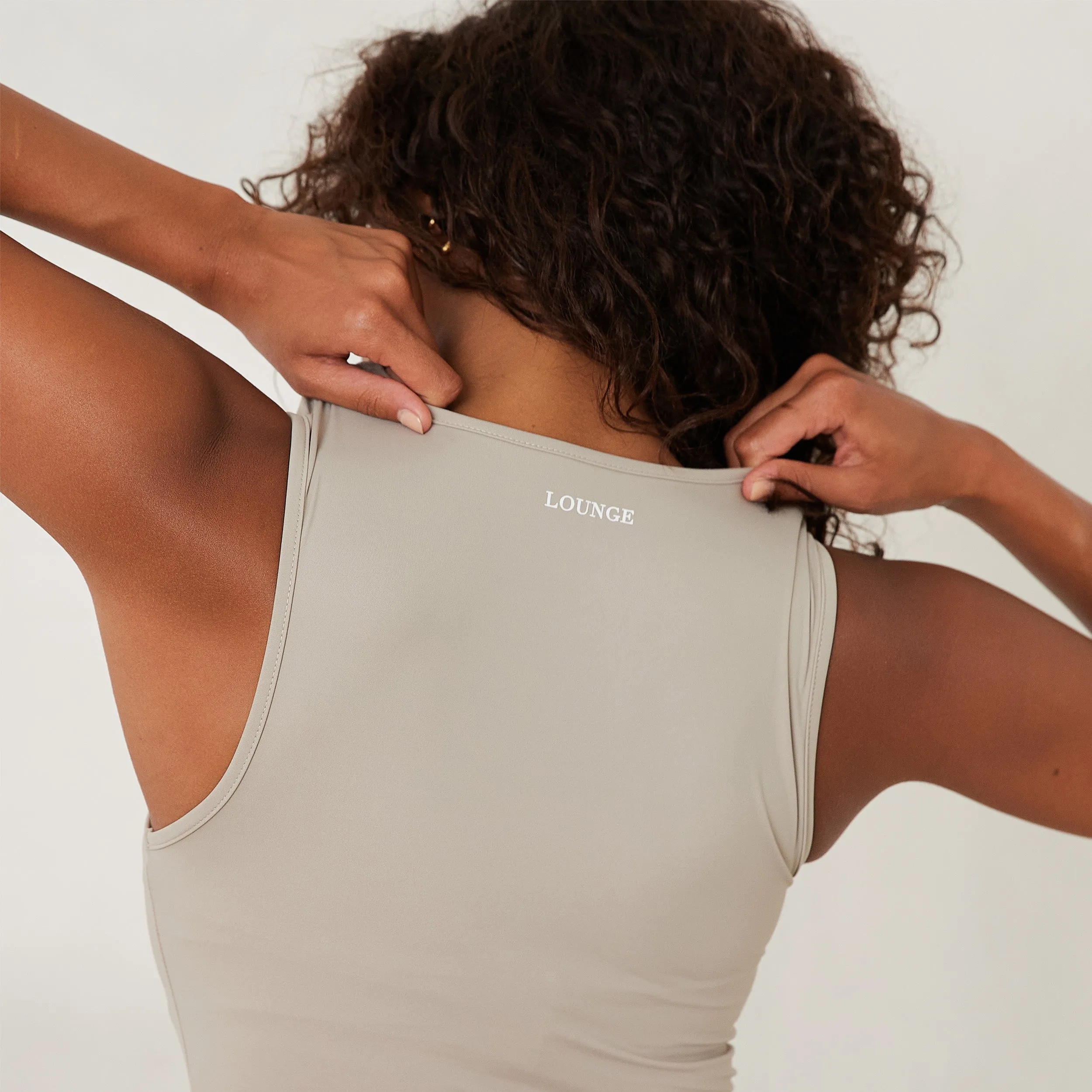 Essential Tank Top - Oat sold by Lounge Underwear product image thumbnail 4