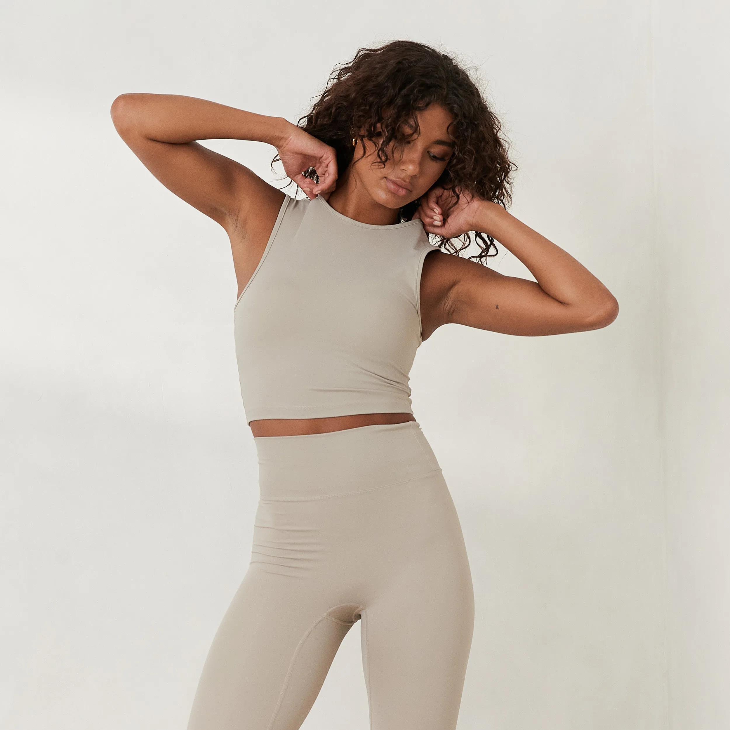 Essential Tank Top - Oat sold by Lounge Underwear product image thumbnail 3