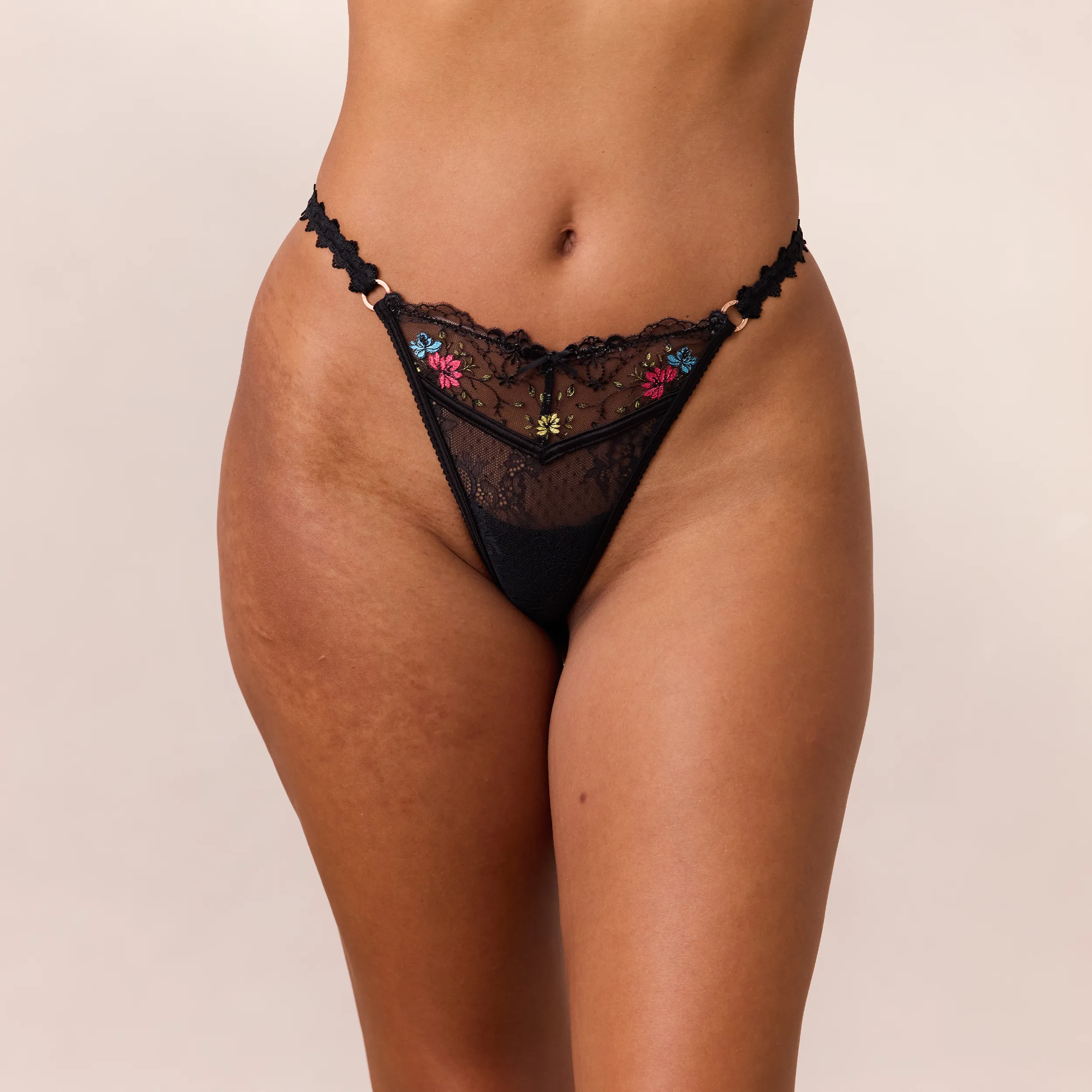 Nadia Corset Dress G-String - Black sold by Lounge Underwear